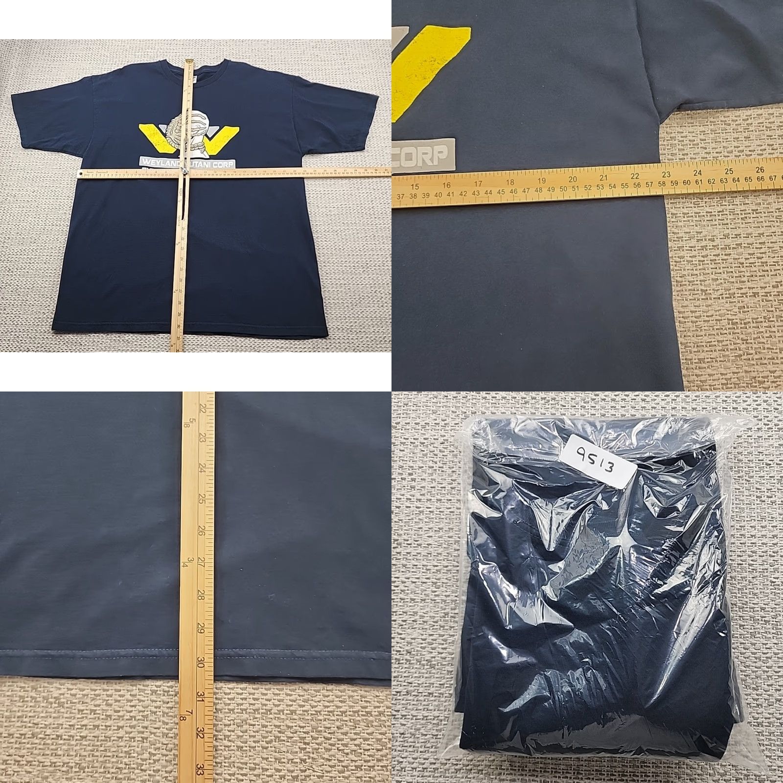 Vintage Tee Fury T Shirt Mens XL Ripley Weyland-Yutani Prometheus Aliens Building Better Worlds Logo Blue 90s Comics Movie Shirt Mens XL Size US XL / EU 56 / 4 - 8 Thumbnail