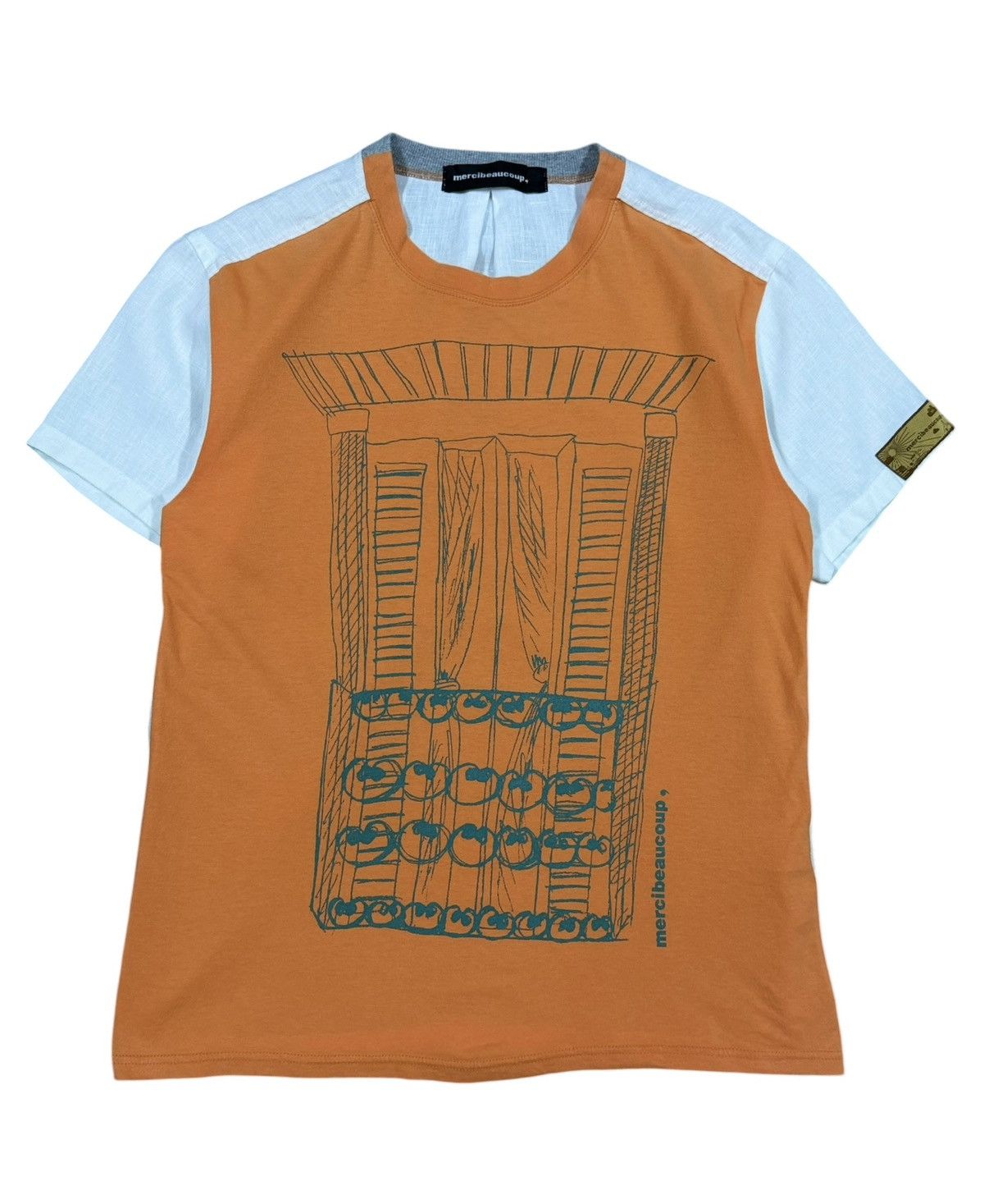 mercibeaucoup Mercibeaucoup,Miyake Design Hybrid Linen Cotton Tee Size US M / EU 48-50 / 2 - 1 Thumbnail