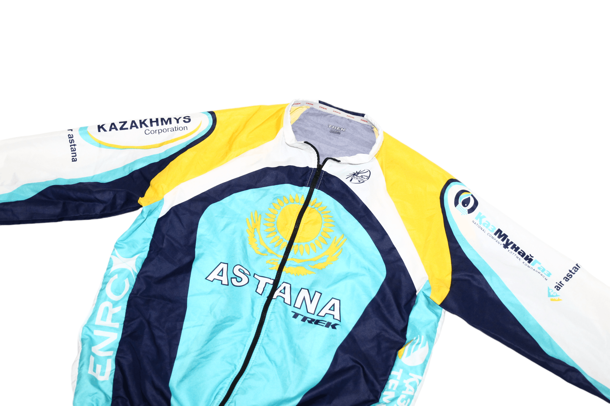 Other Trek Team Astana Cycling Jersey Windbreaker Jacket Size US M / EU 48-50 / 2 - 2 Thumbnail
