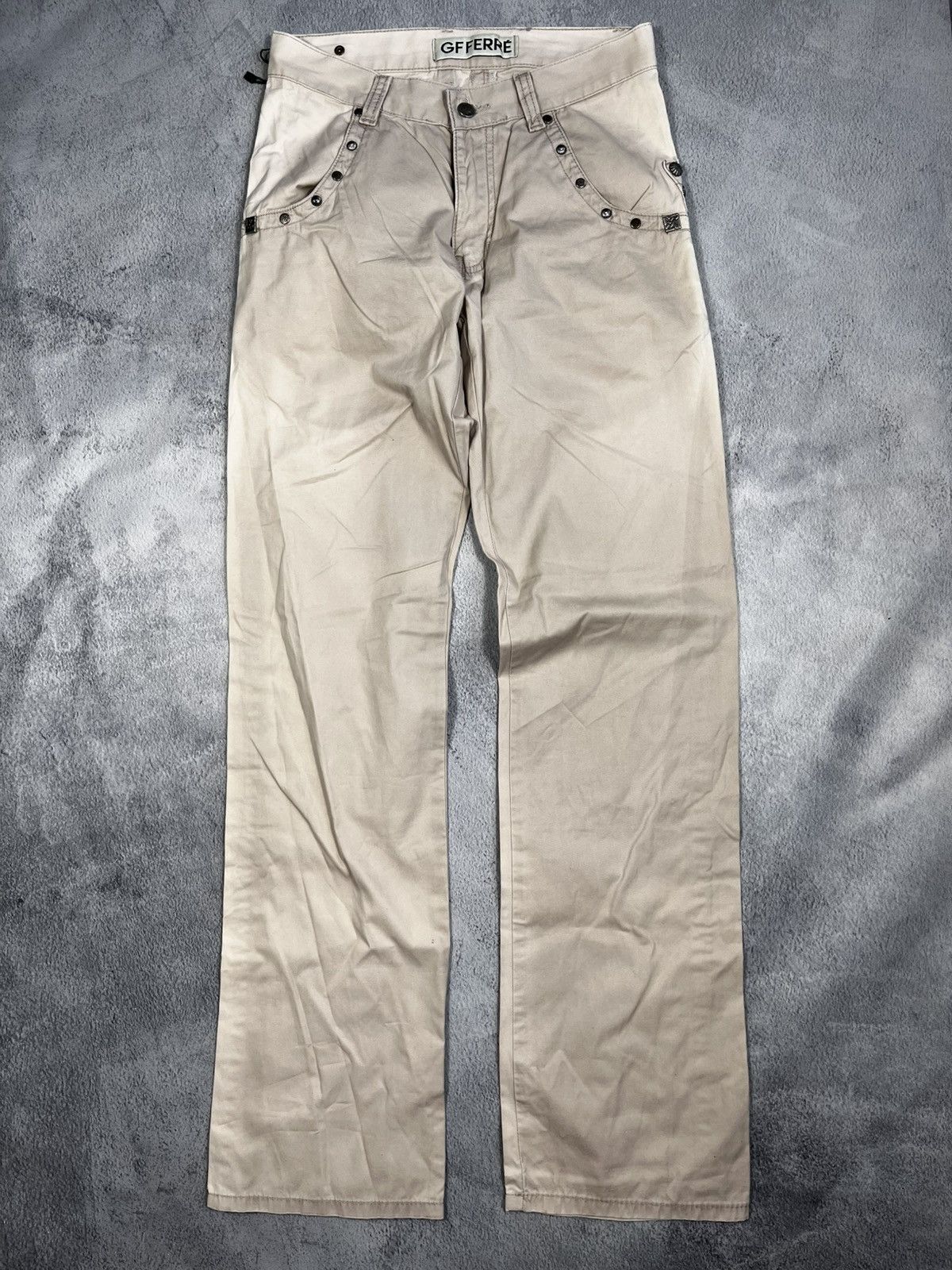 Vintage 90s Gf Ferre Japanese style faded pants size 29