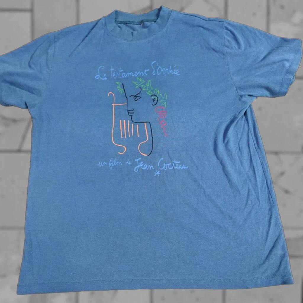 Vintage VINTAGE Testament of Orpheus Shirt M Blue USA Men T-Shirt Stitch Size US M / EU 48-50 / 2 - 1 Thumbnail