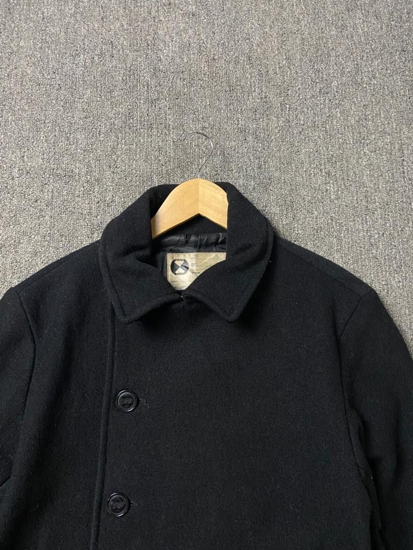 Final Home Final Home Double Breasted Wool Blend Peacoat (201) Size US XS / EU 42 / 0 - 13 Thumbnail