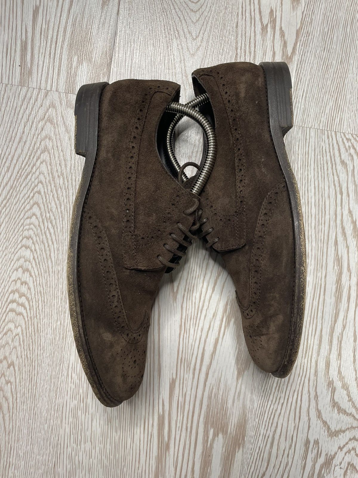 Tod's Tod’s men’s brown suede leather brogue shoes Size US 7.5 / EU 40-41 - 6 Thumbnail
