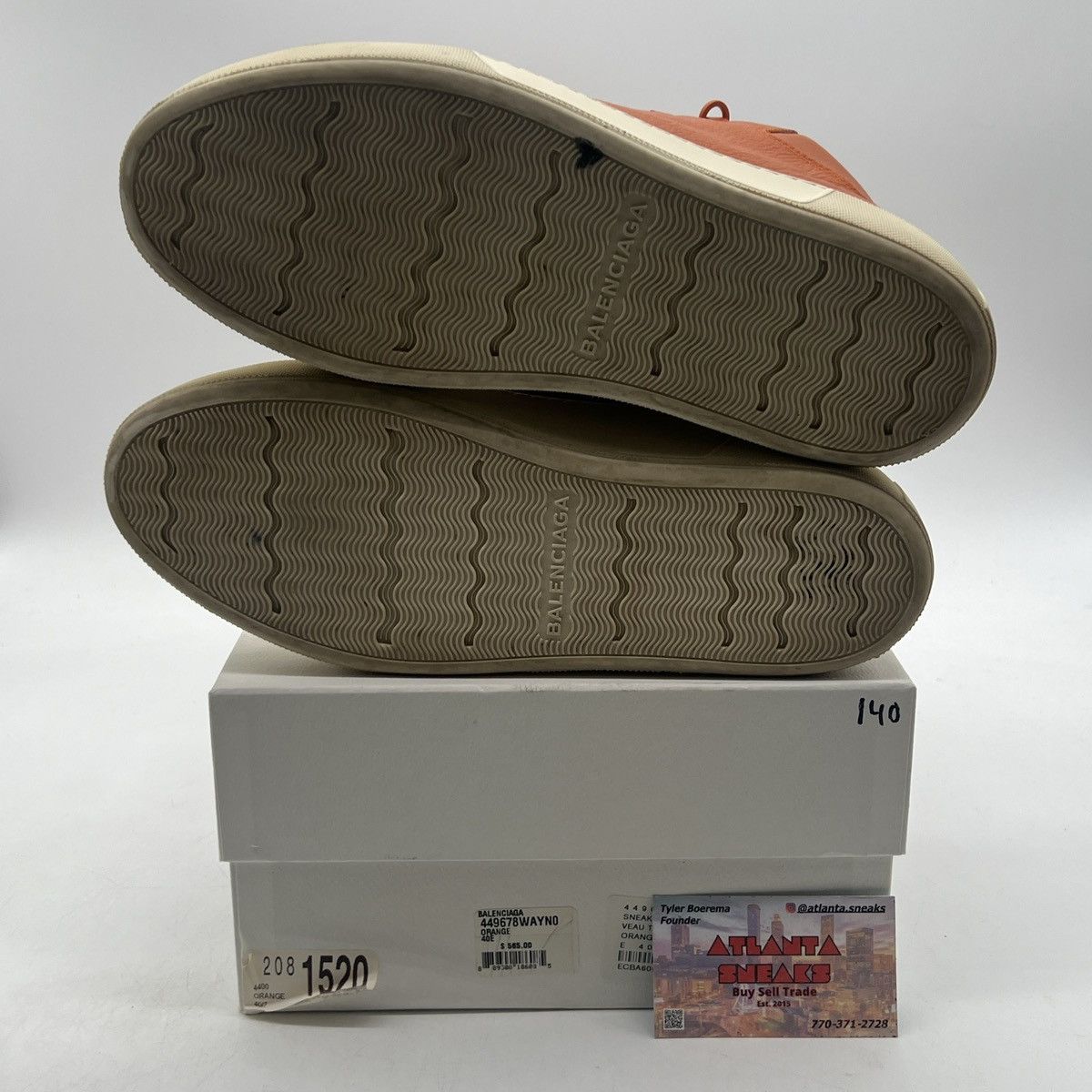 Balenciaga Balenciaga arena high orange Size US 9.5 / EU 42-43 - 8 Thumbnail