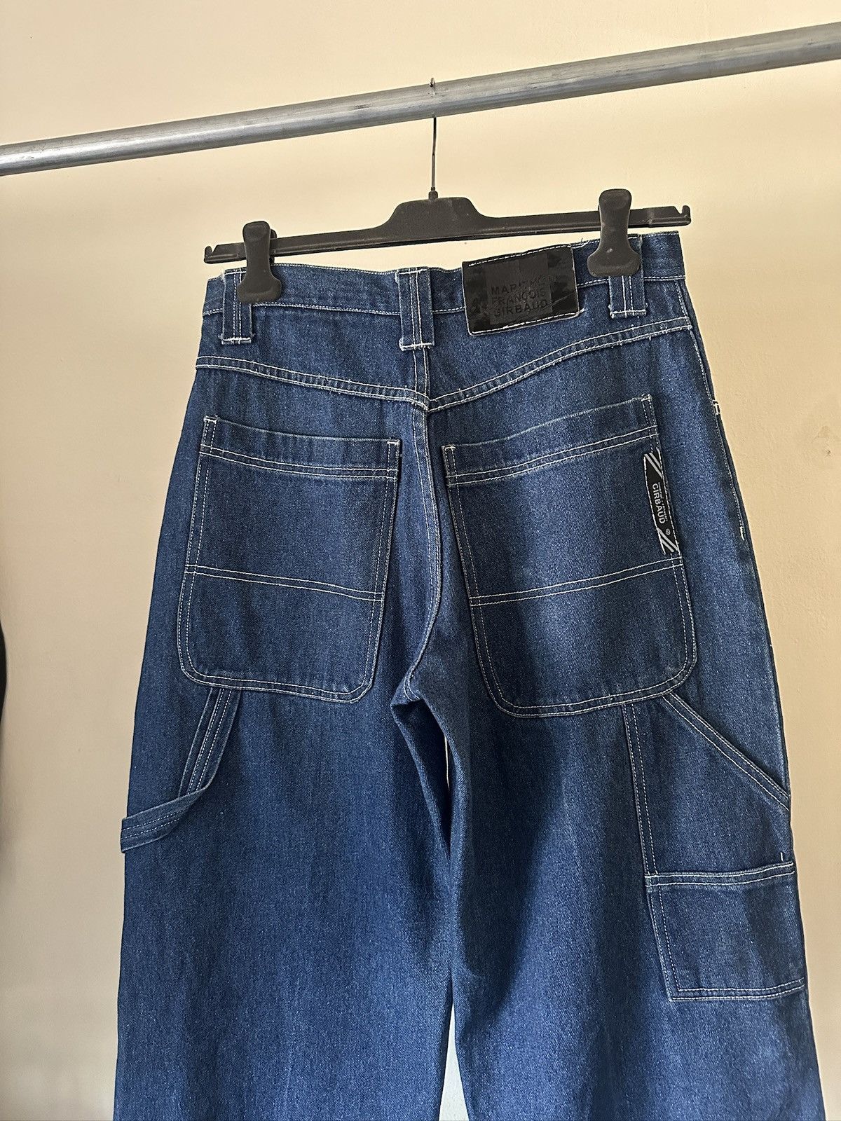 Marithe + Francois Girbaud 1990s Marithe Francois Girbaud Baggy Carpenter Jeas Size US 30 / EU 46 - 6 Thumbnail