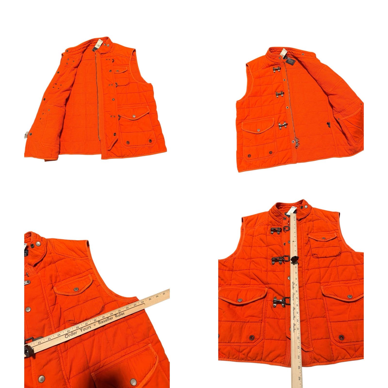 Polo Ralph Lauren VINTAGE Polo Ralph Lauren Fireman Clasp Insulated Down Vest 2XL Orange Defect Size US XXL / EU 58 / 5 - 9 Thumbnail