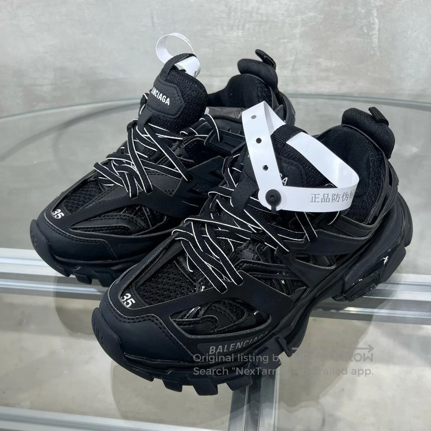 Balenciaga Balenciaga Track black Shoes Size US 4.5 / IT 34.5 - 1 Thumbnail