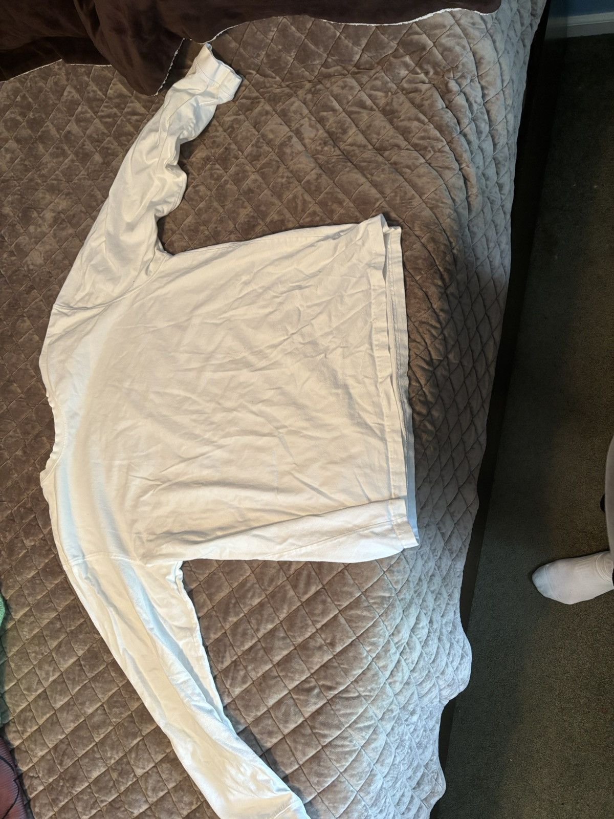 Puritan Plain White heavy duty long sleeve Size US XL / EU 56 / 4 - 1 Thumbnail