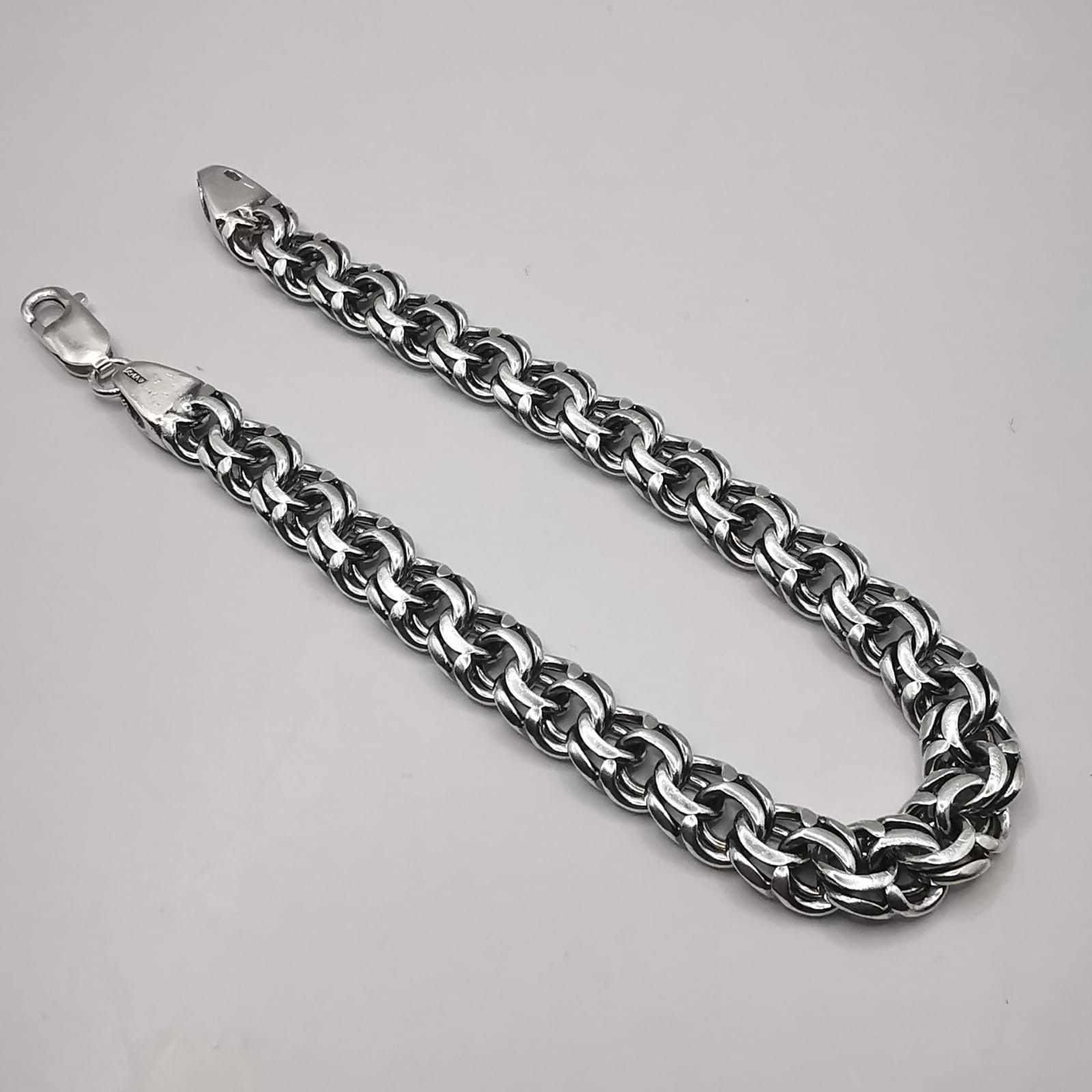Sterling Silver Vintage Bracelet Jewelry,925 Sterling Silver 20,77g Size ONE SIZE - 8 Thumbnail