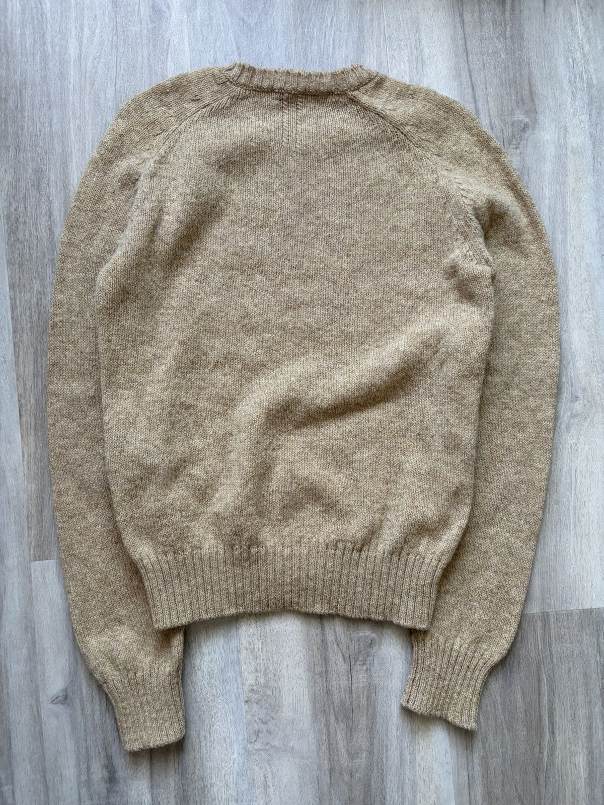 Saint Laurent Paris Saint Laurent Hedi Camel Wool Pullover Knit Sweater Size US M / EU 48-50 / 2 - 2 Thumbnail