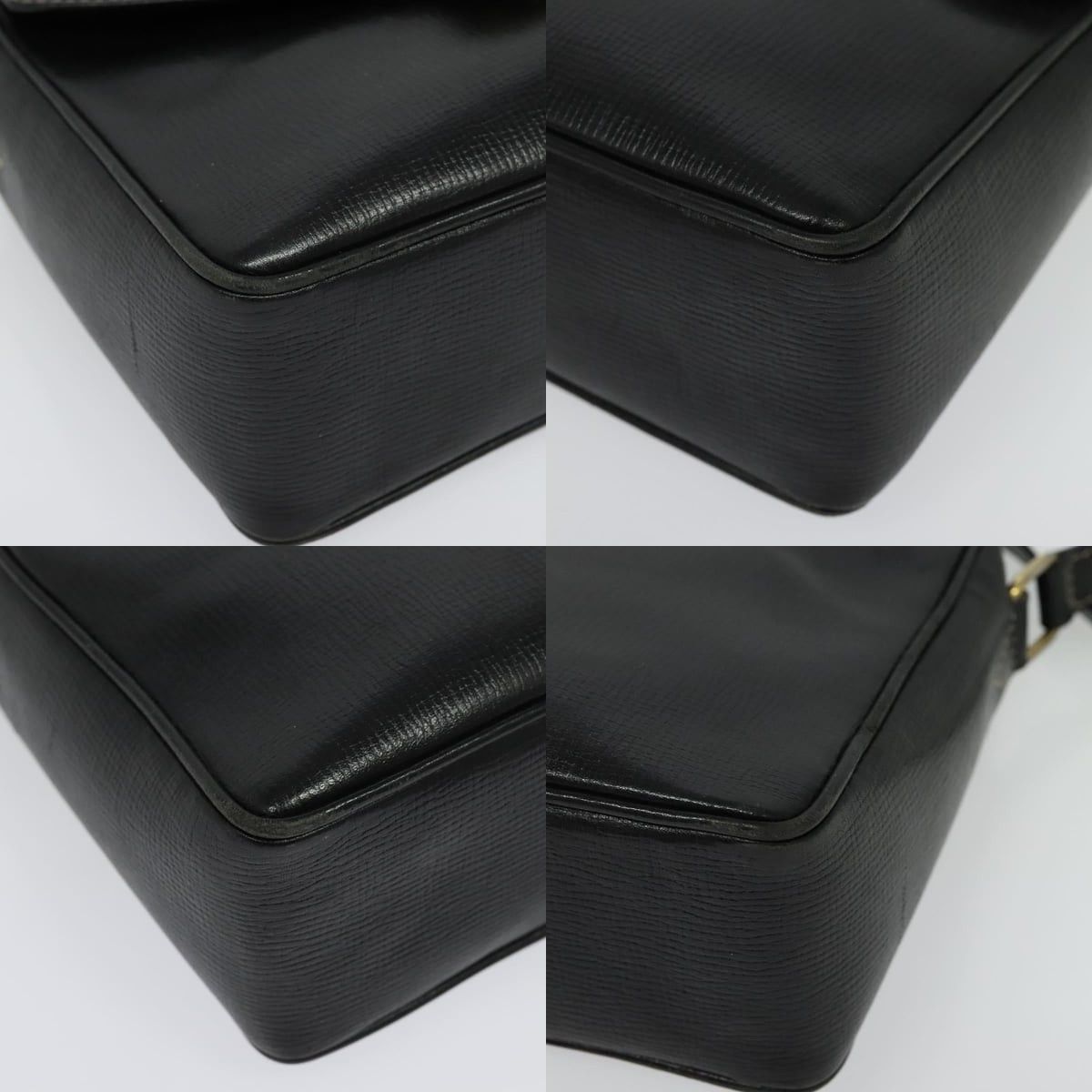 Celine CELINE Shoulder Bag Leather Black Gold Size ONE SIZE - 10 Thumbnail