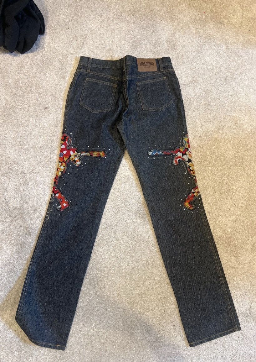 Moschino Moschino Baseball Denim Size US 29 - 4 Thumbnail