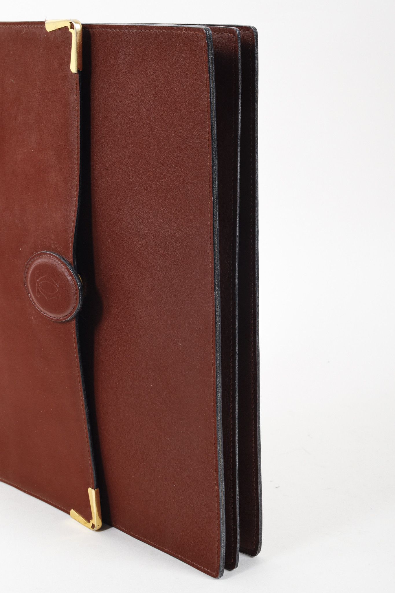 Cartier Cartier Logo Red Burgundy Leather Vintage Document Case Size ONE SIZE - 5 Thumbnail