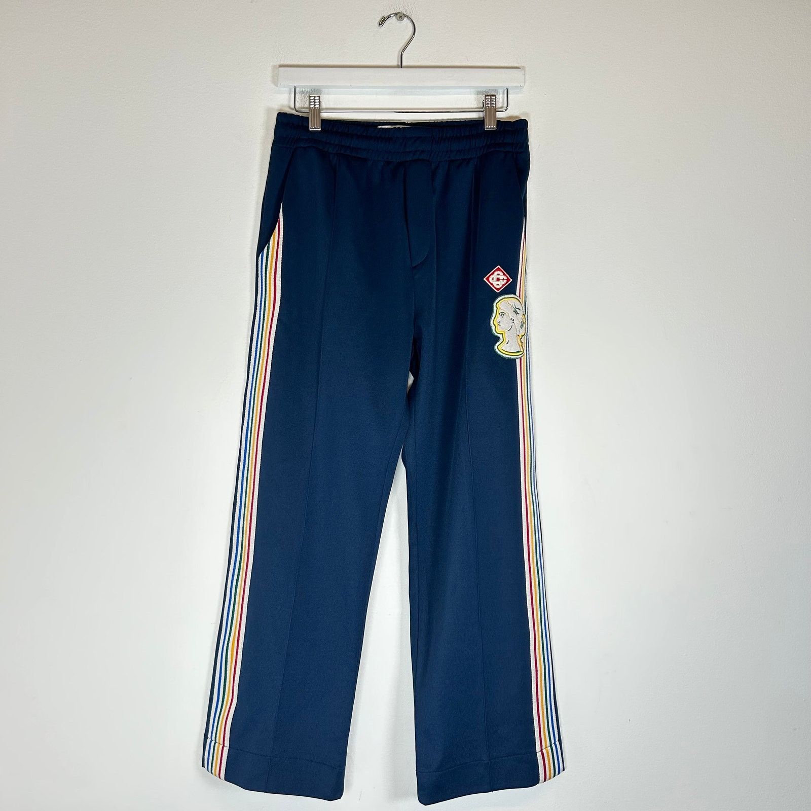 Casablanca Casablanca Navy Patch Track Pants Size S Size US 32 / EU 48 - 1 Thumbnail