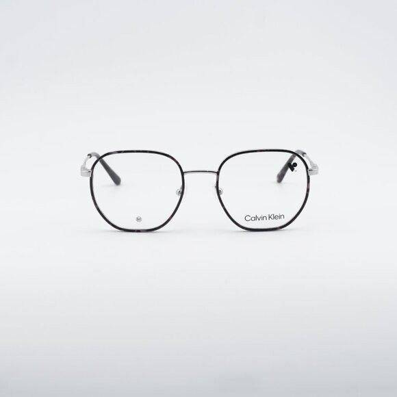 Calvin Klein Calvin Klein CK24113 025 Eyeglasses Grey/Havana 50mm Square Size ONE SIZE - 3 Thumbnail