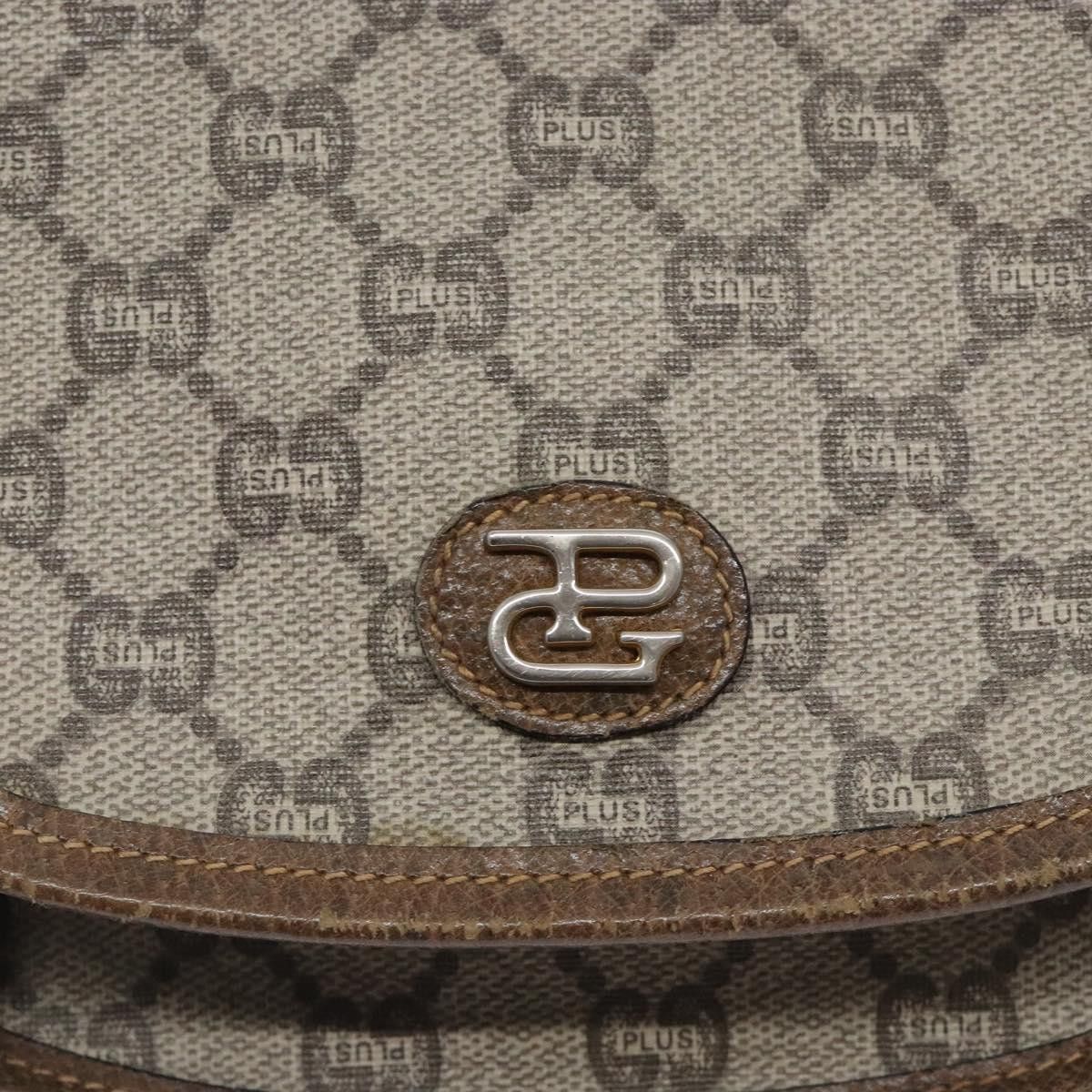 Gucci GUCCI GG Plus Supreme Shoulder Bag Pvc Beige Gold Size ONE SIZE - 14 Thumbnail