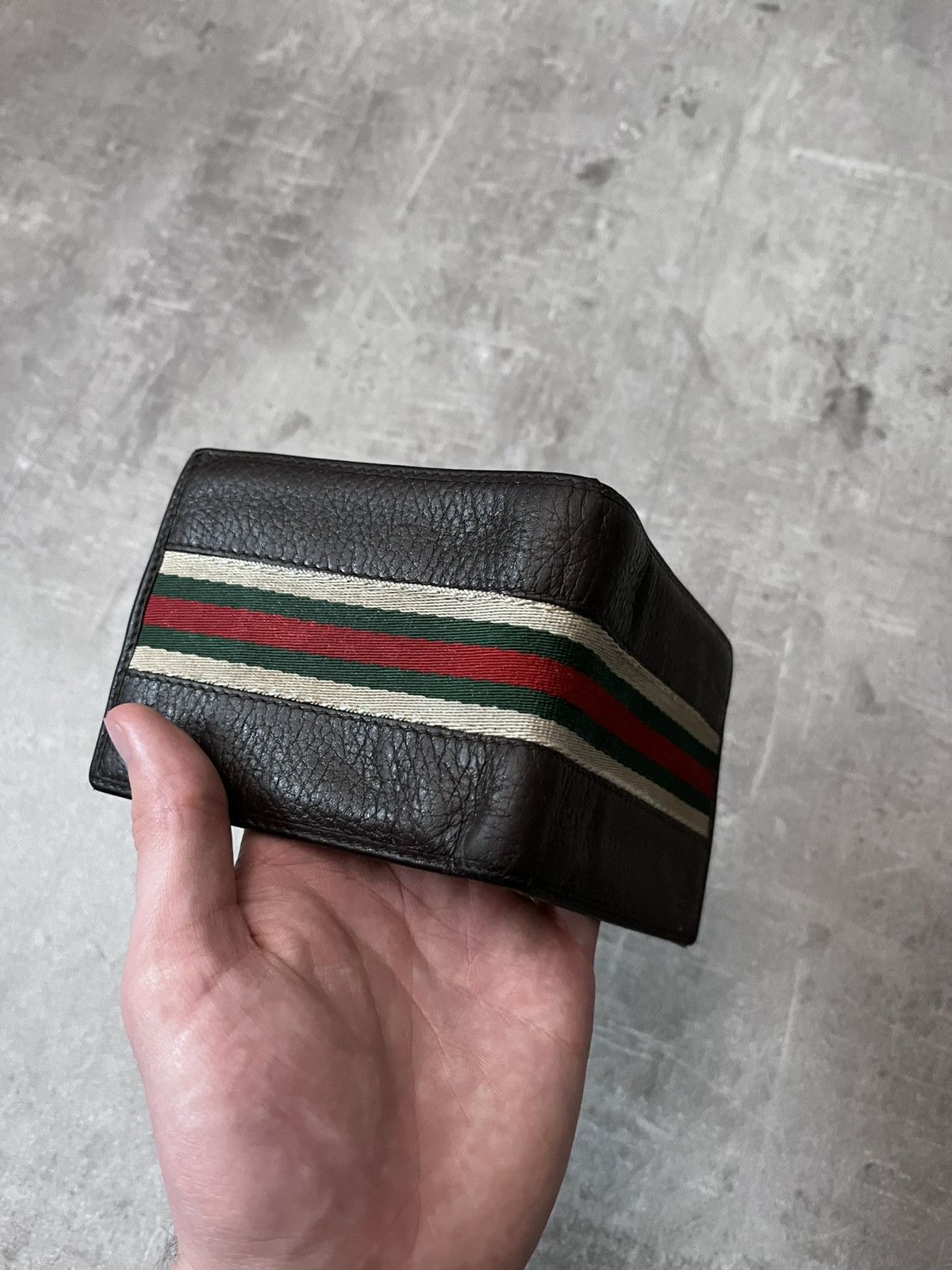 Gucci Gucci letaher wallet striped vintage Size ONE SIZE - 6 Thumbnail