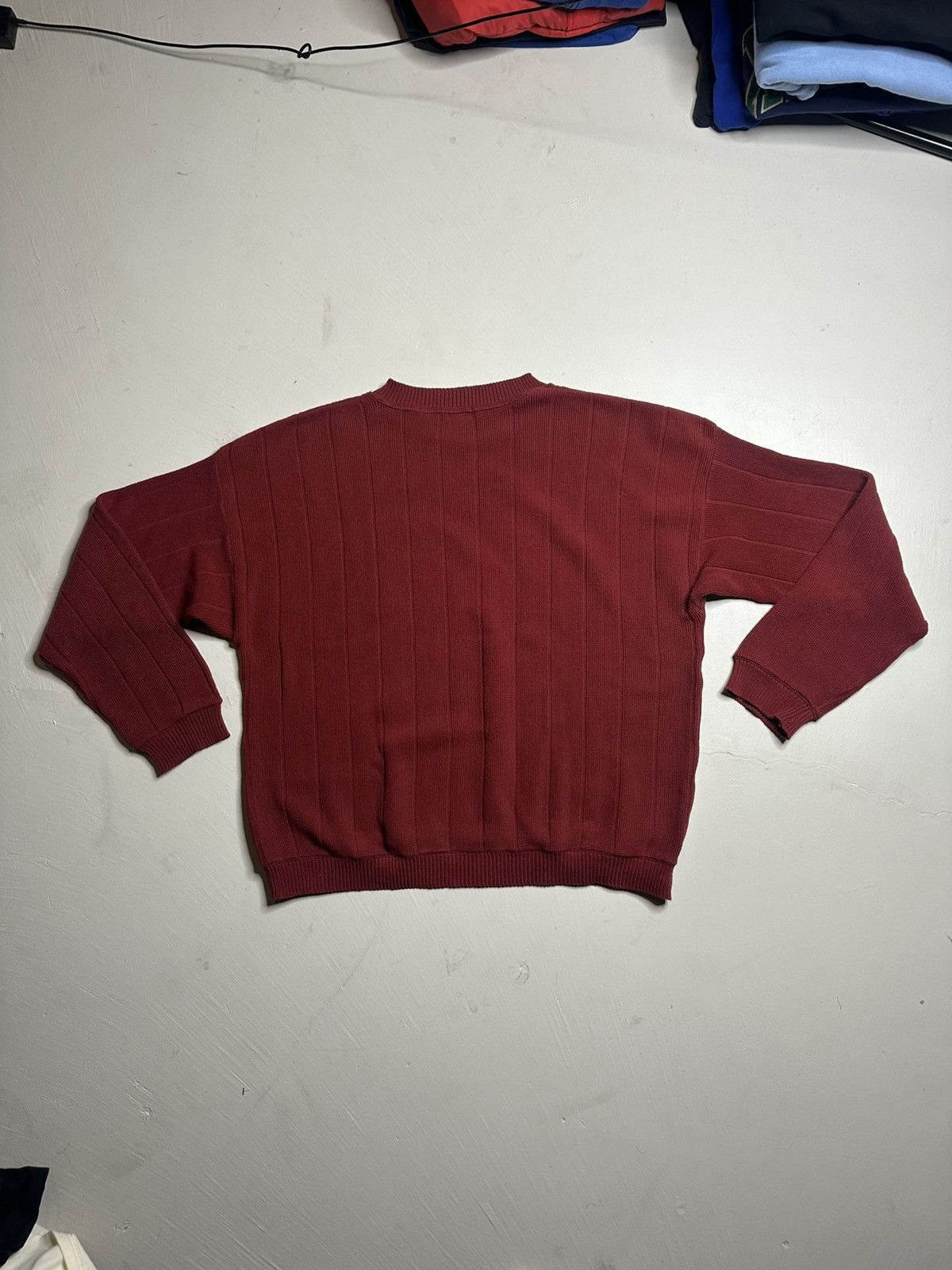 Izod Vintage 90s IZOD 100% Cotton Knit Sweater Made In USA Size US XL / EU 56 / 4 - 7 Thumbnail