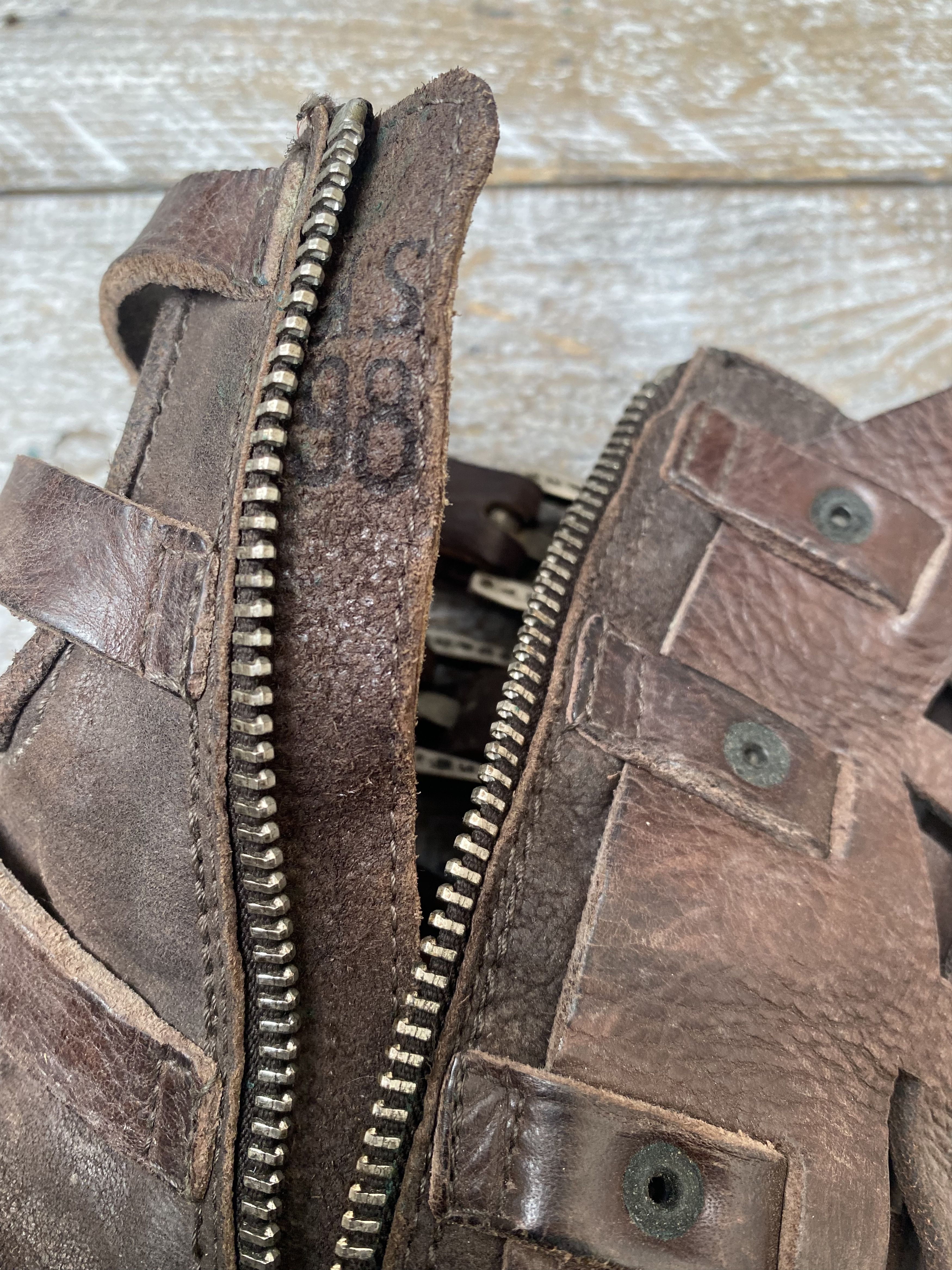 A.S.98 As 98 brown leather combat boots sz 39 Size US 8.5 / IT 38.5 - 11 Thumbnail