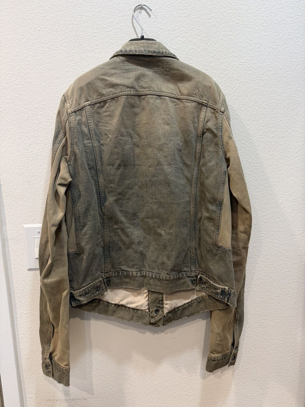 Rick Owens FW06 Dust Wash Denim Trucker Jacket XL Size US XL / EU 56 / 4 - 6 Thumbnail