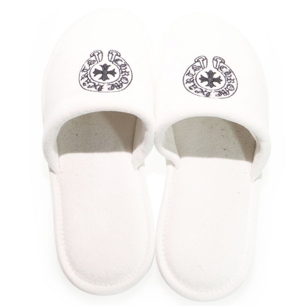 Chrome Hearts CHROME HEARTS Horseshoe Embroidered Hotel Sandals M Size US 8 / EU 41 - 4 Thumbnail
