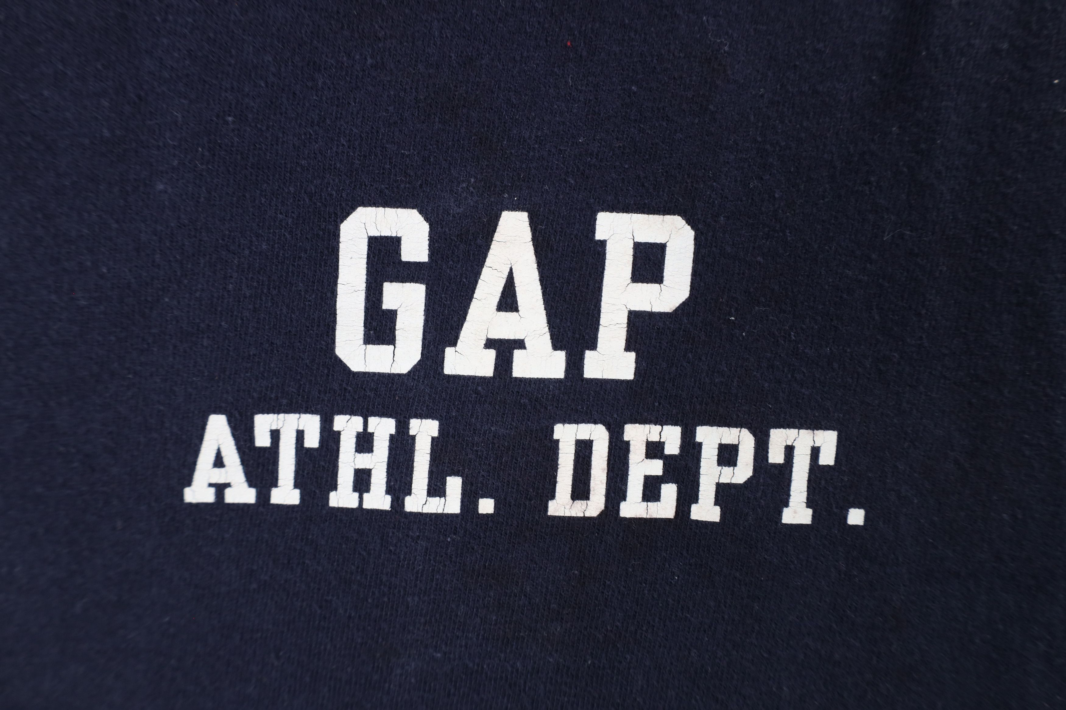 Gap × Vintage Vintage Gap Spell Athletic Department Long Sleeve T-Shirt Size US XL / EU 56 / 4 - 4 Thumbnail