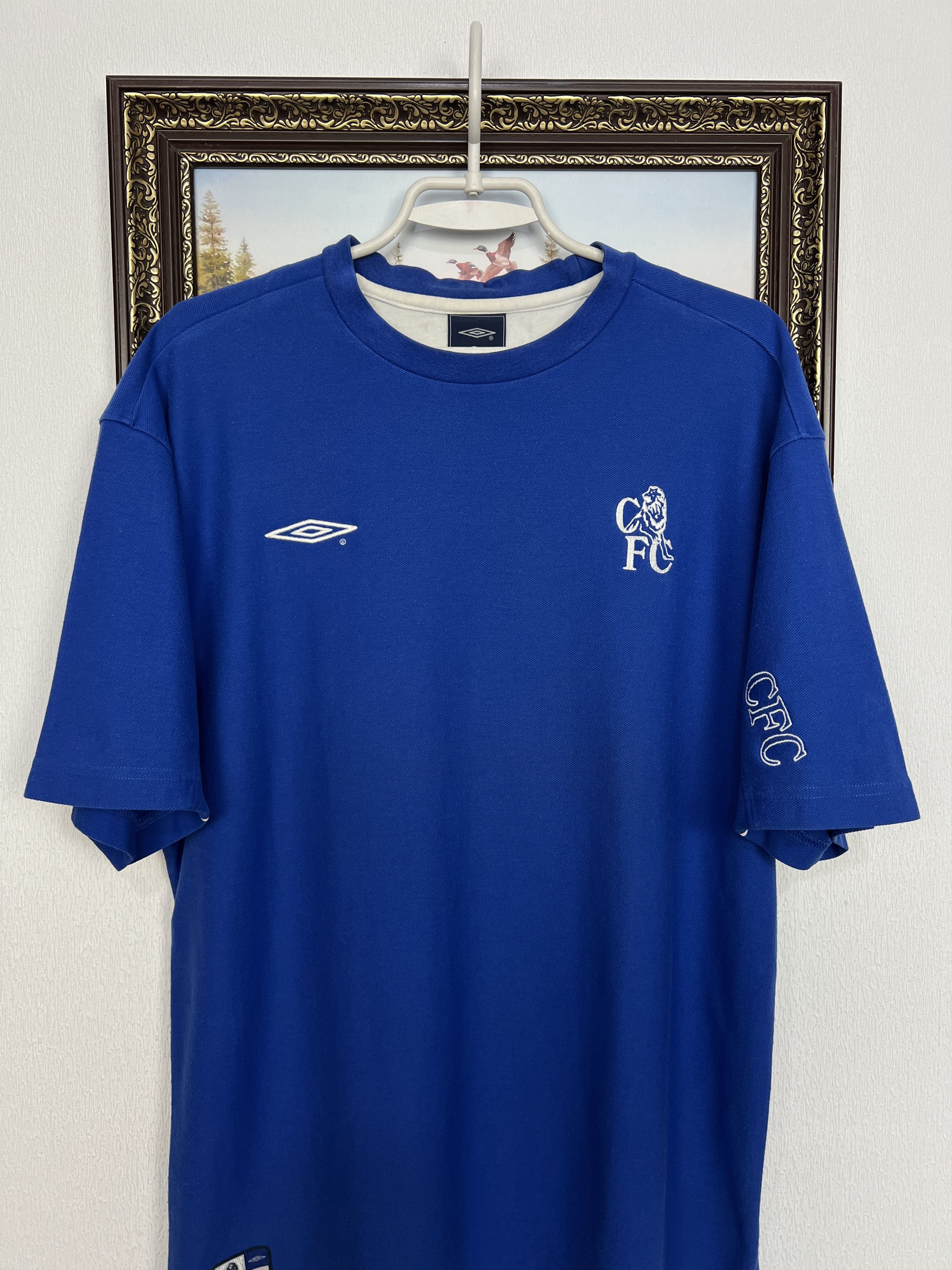 Umbro Vintage Chelsea Football Train Shirt Jersey Trikot Rare Size US XL / EU 56 / 4 - 2 Thumbnail