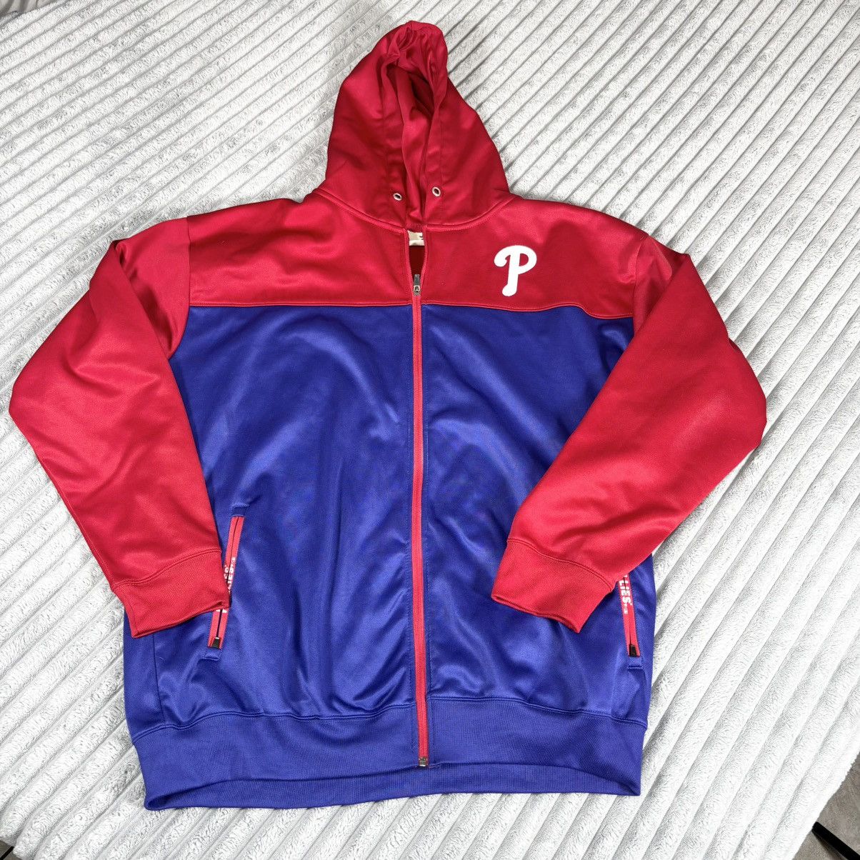 Other Fanatics Philadelphia Phillies Big/Tall Yoke Full-Zip Hoodie Size US XXL / EU 58 / 5 - 1 Thumbnail