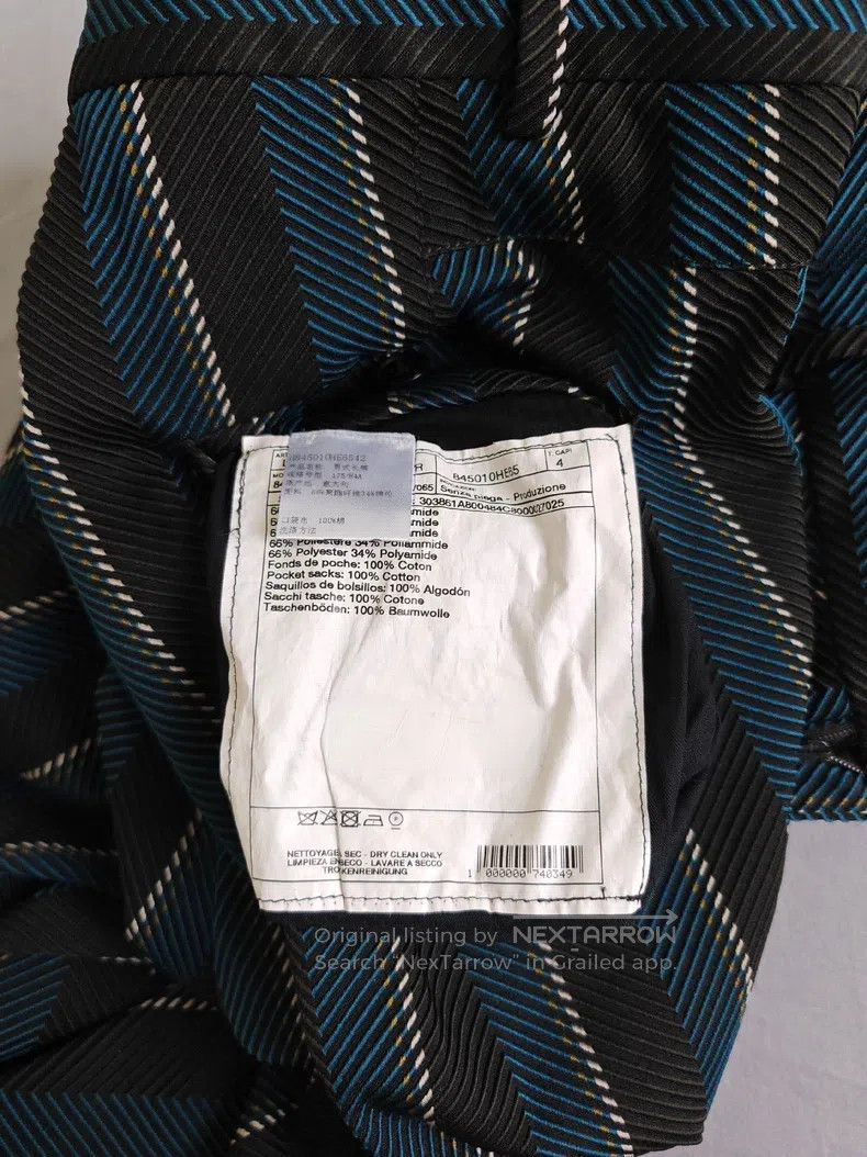 Hermes Hermes Men's casual dress pants, blue and white striped, 6 Size US 42 / EU 58 - 4 Thumbnail