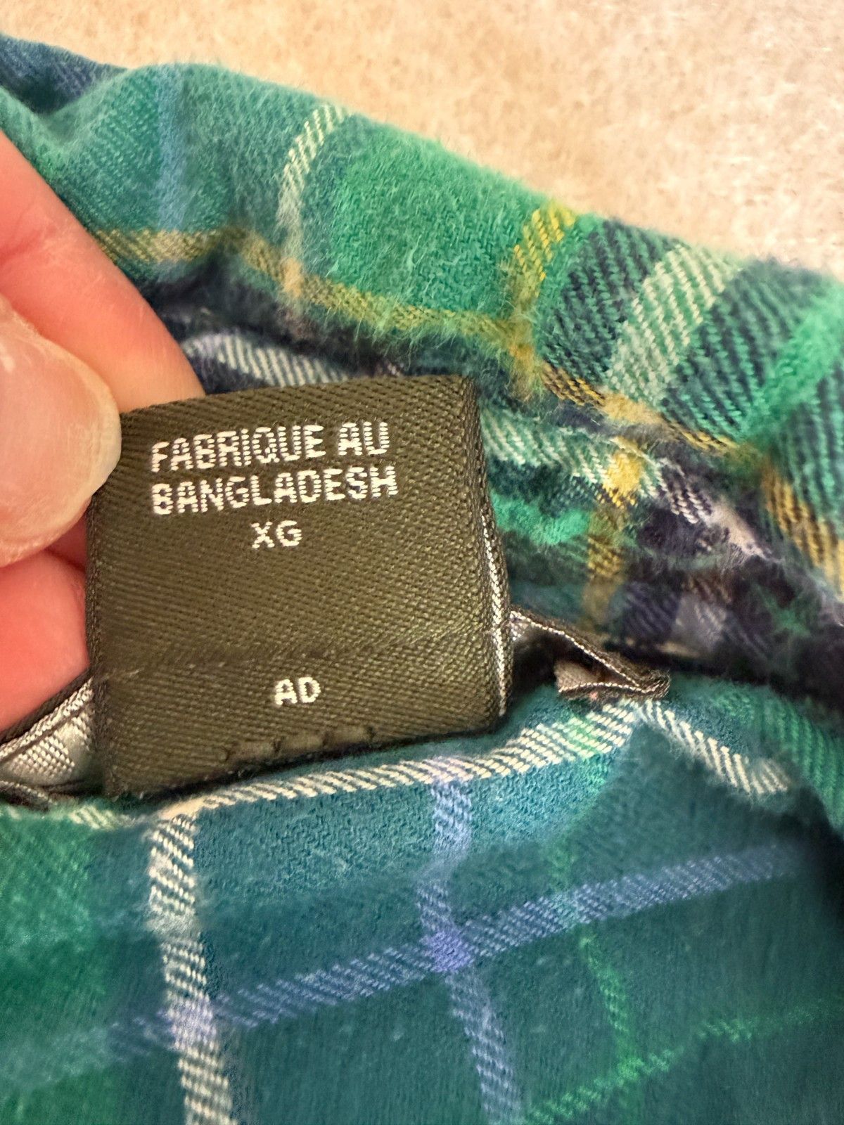 Eddie Bauer Eddie Bauer Womens XL Blue Flannel Shirt Cotton Button Up P Size XL / US 12-14 / IT 48-50 - 7 Thumbnail