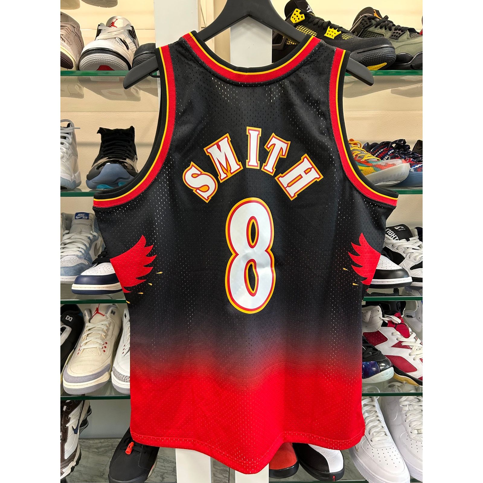 Mitchell & Ness Steve Smith Atlanta Hawks 1996-97 Hardwood Classics Jersey Size US XL / EU 56 / 4 - 2 Thumbnail