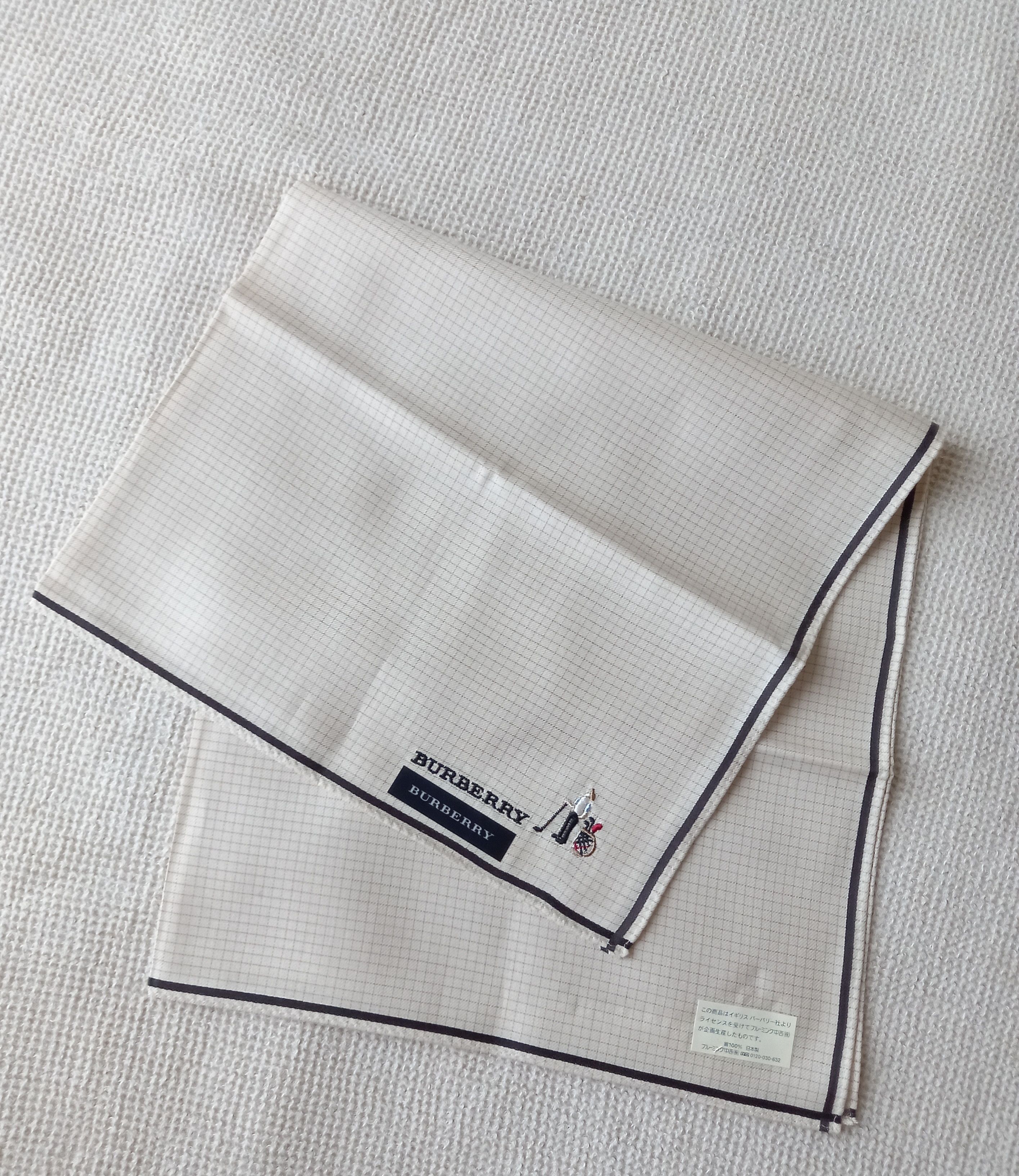 Burberry × Vintage Burberry Bandana/Handkerchief golf embroidery golfer Size ONE SIZE - 3 Thumbnail