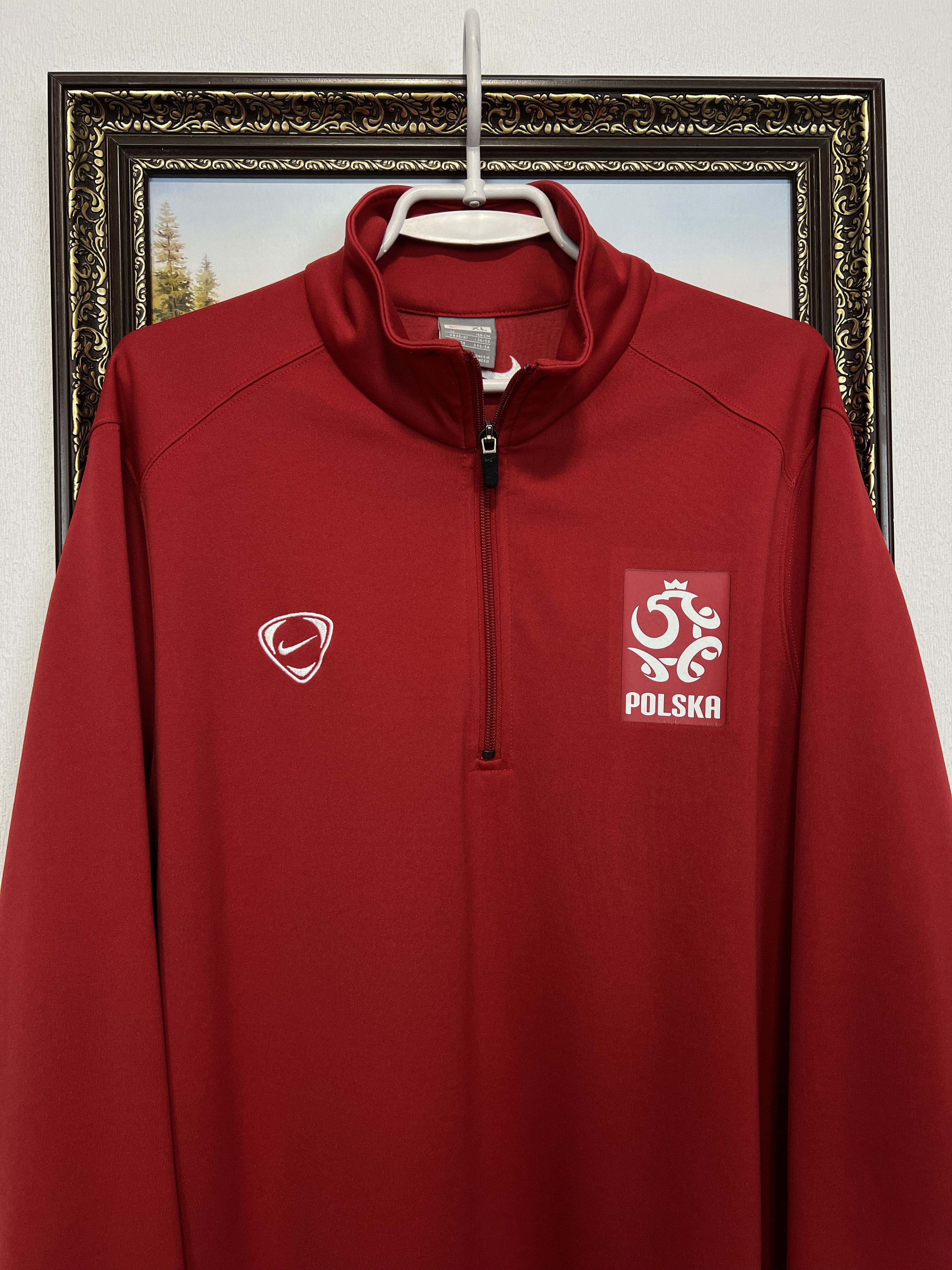 Nike Vintage Poland Football Jacket Soccer Track Top National Size US XL / EU 56 / 4 - 2 Thumbnail