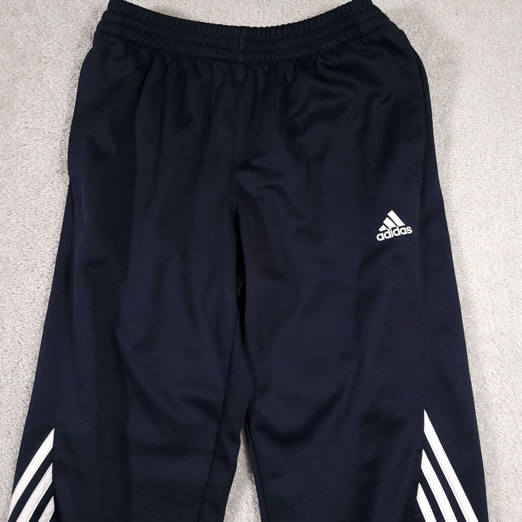Adidas Adidas Sweatpants Mens Small Blue White 3 Stripe Active Warmup Pants Straight Size US 29 - 3 Thumbnail