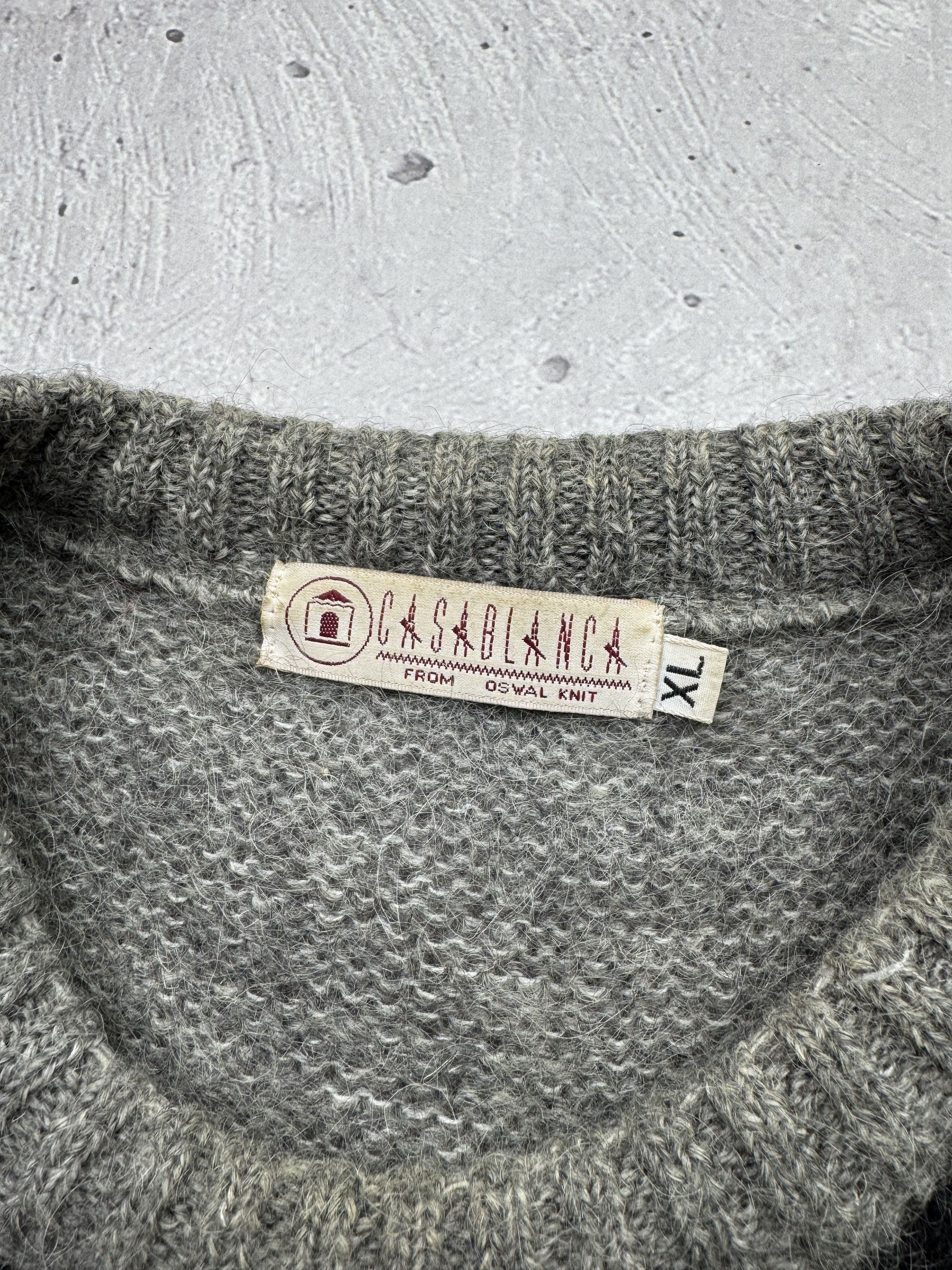 Vintage Casablanca Vintage Mohair Distressed Sweater Size US XL / EU 56 / 4 - 8 Thumbnail