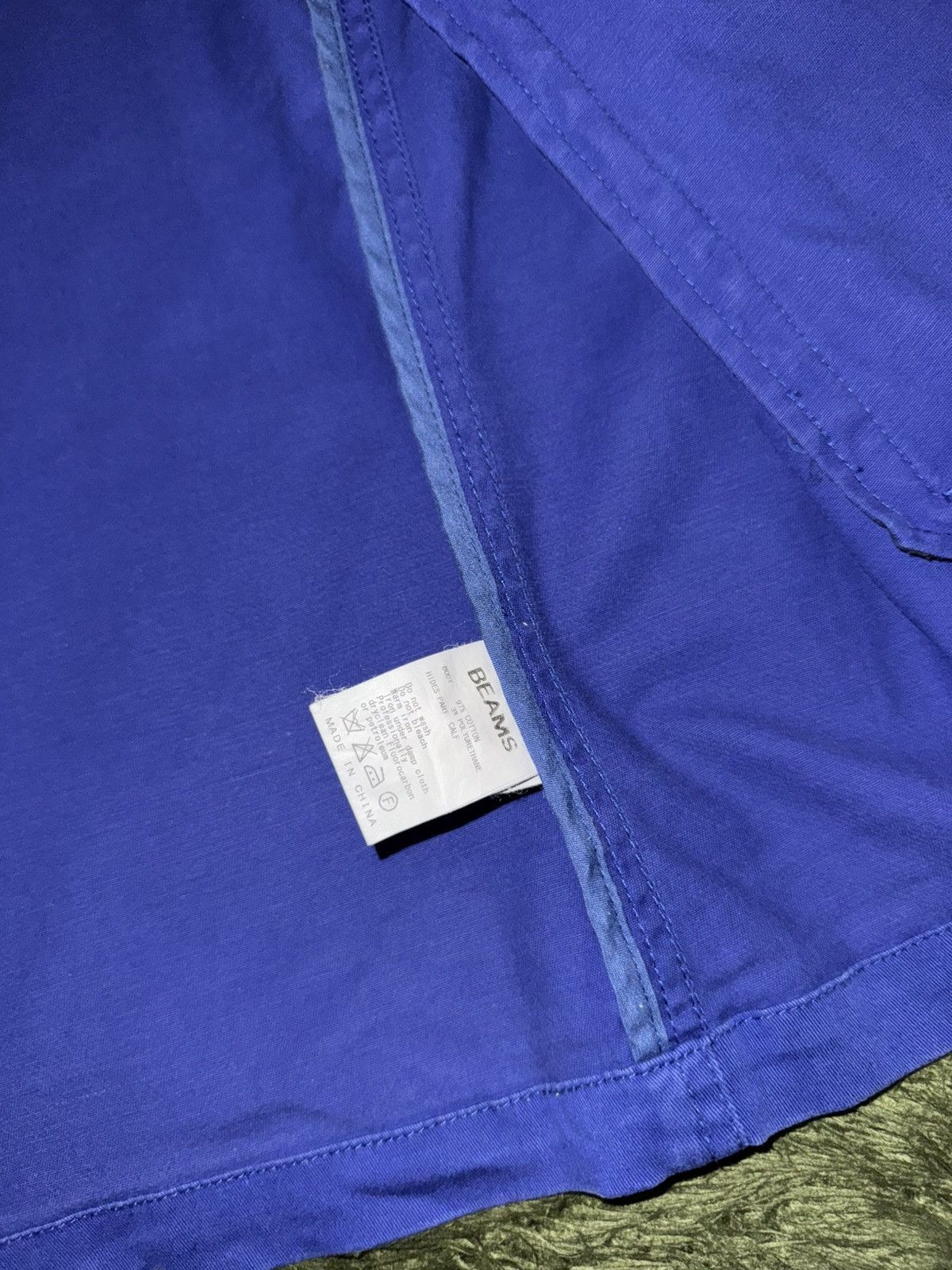 Beams Japan [M] BEAMS Two-Way Hooded Cotton Jacket Blue Size US L / EU 52-54 / 3 - 7 Thumbnail