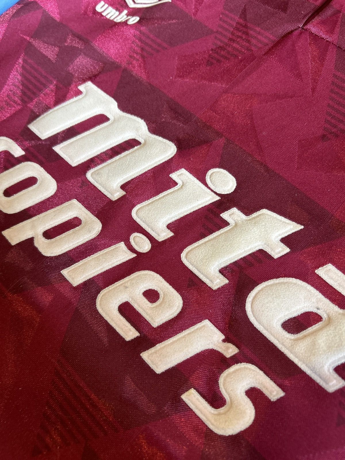 Umbro 91/92 Aston Villa FC Home Shirt Size US XL / EU 56 / 4 - 7 Thumbnail