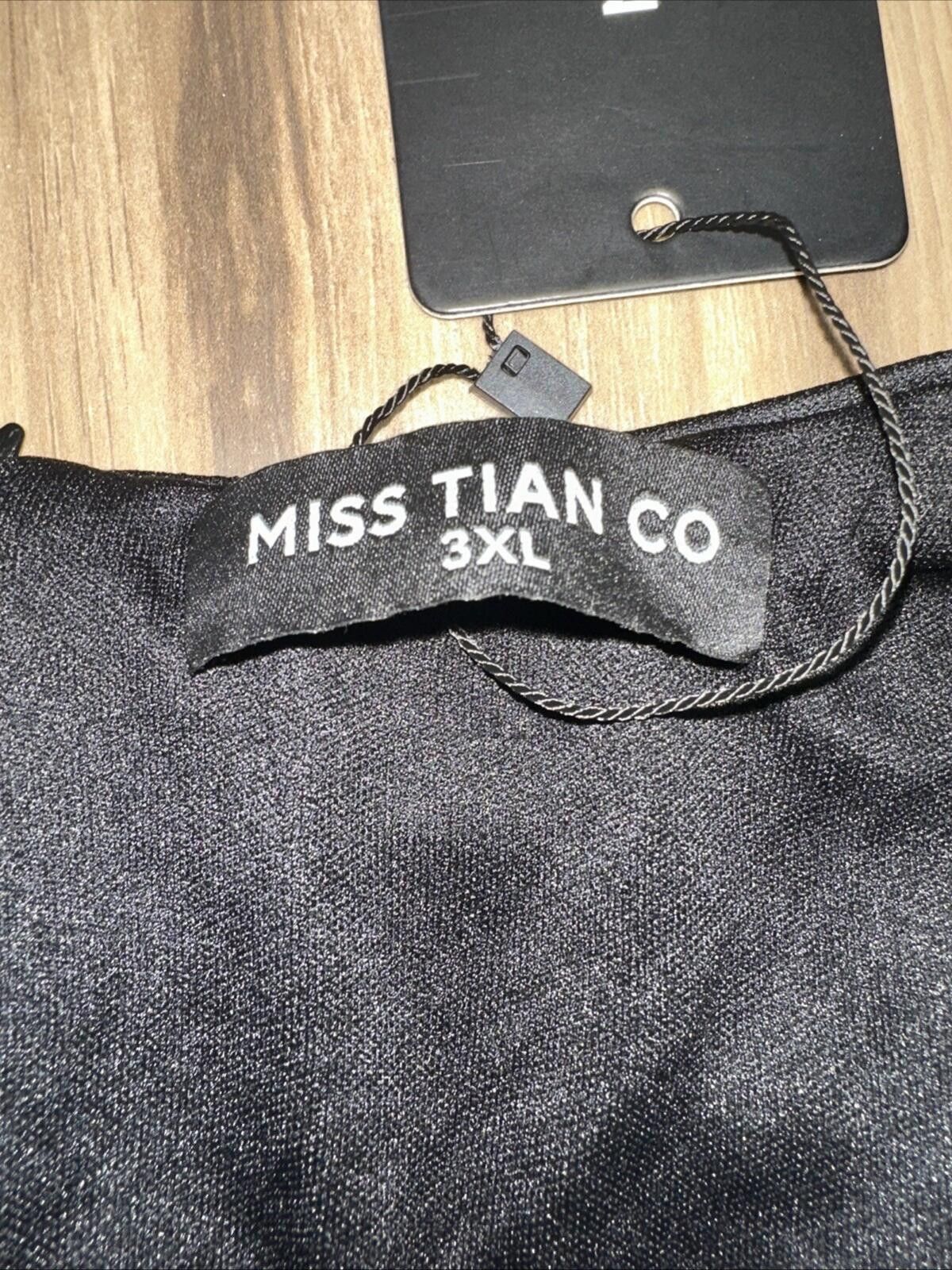 Other miss tian co black sequin v neck long sleev evening gown 3XL Size 3XL / US 20-22 - 4 Thumbnail