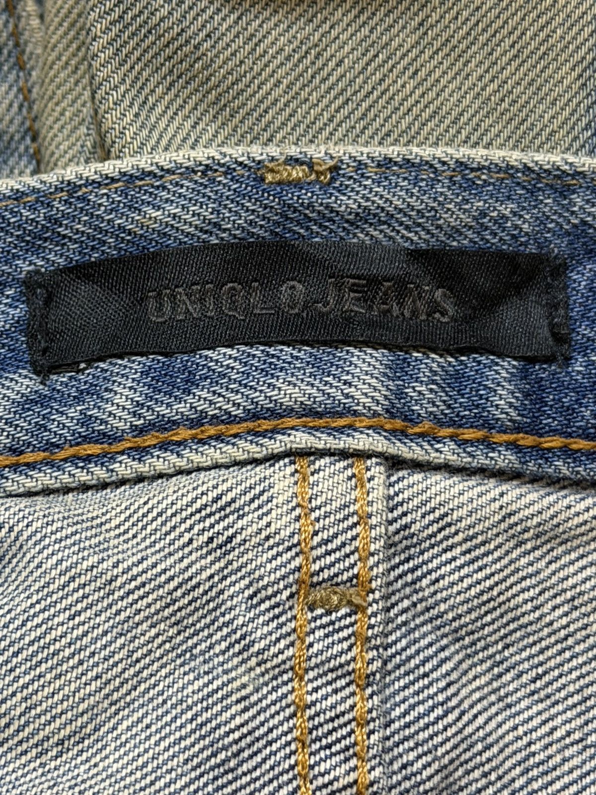 Uniqlo Vintage Y2K Japanese Uniqlo Mud Wash Distressed Straight Leg Size US 32 / EU 48 - 8 Thumbnail