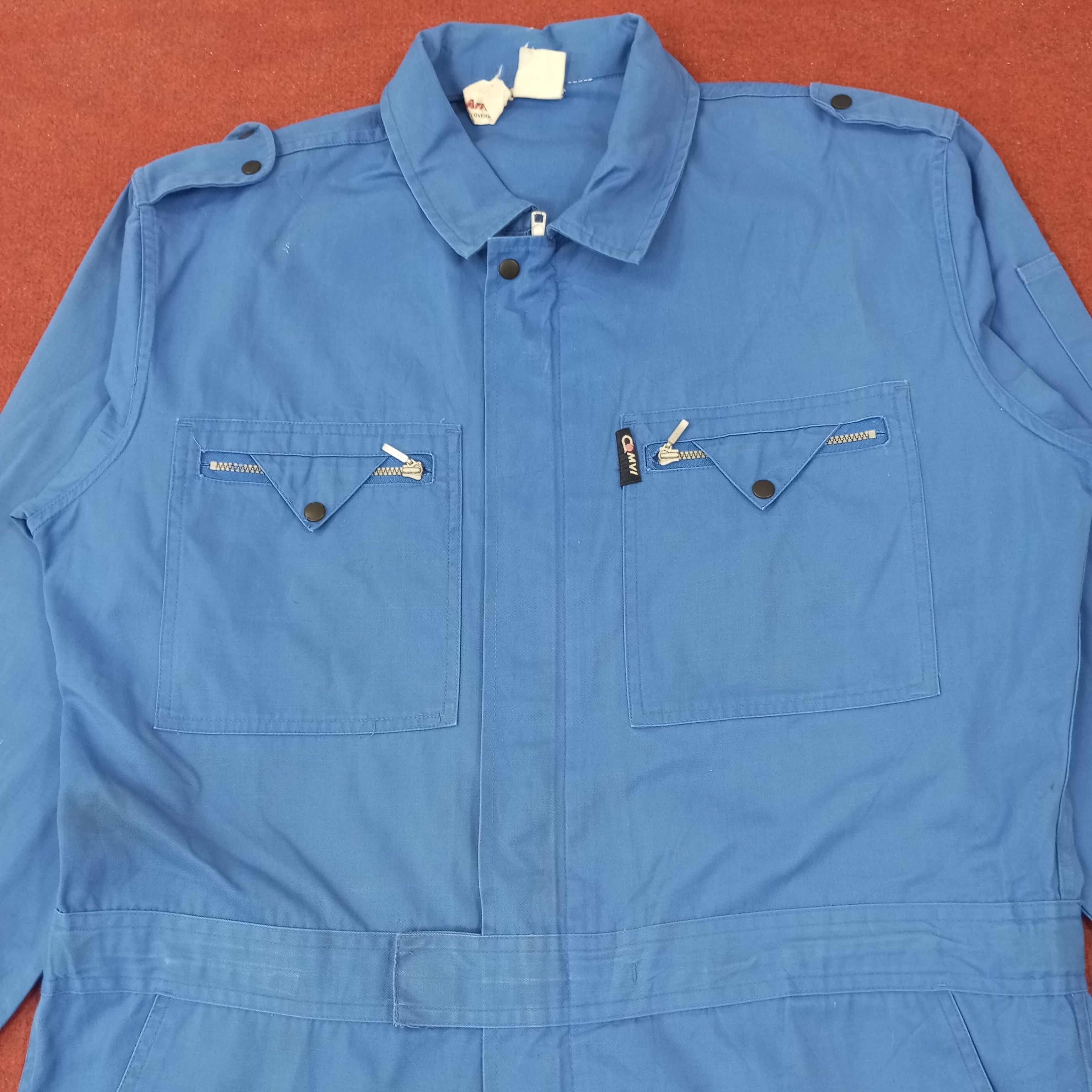 Japanese Brand Kubota Agriculture Machiney Workwear Coverall Jacket c238n16 Size US L / EU 52-54 / 3 - 6 Thumbnail