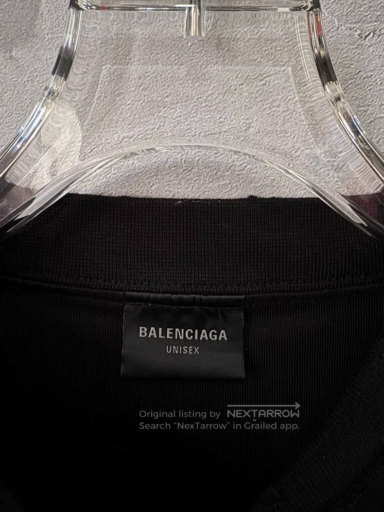 Balenciaga Balenciaga Printed distressed short sleeve Size US S / EU 44-46 / 1 - 3 Thumbnail
