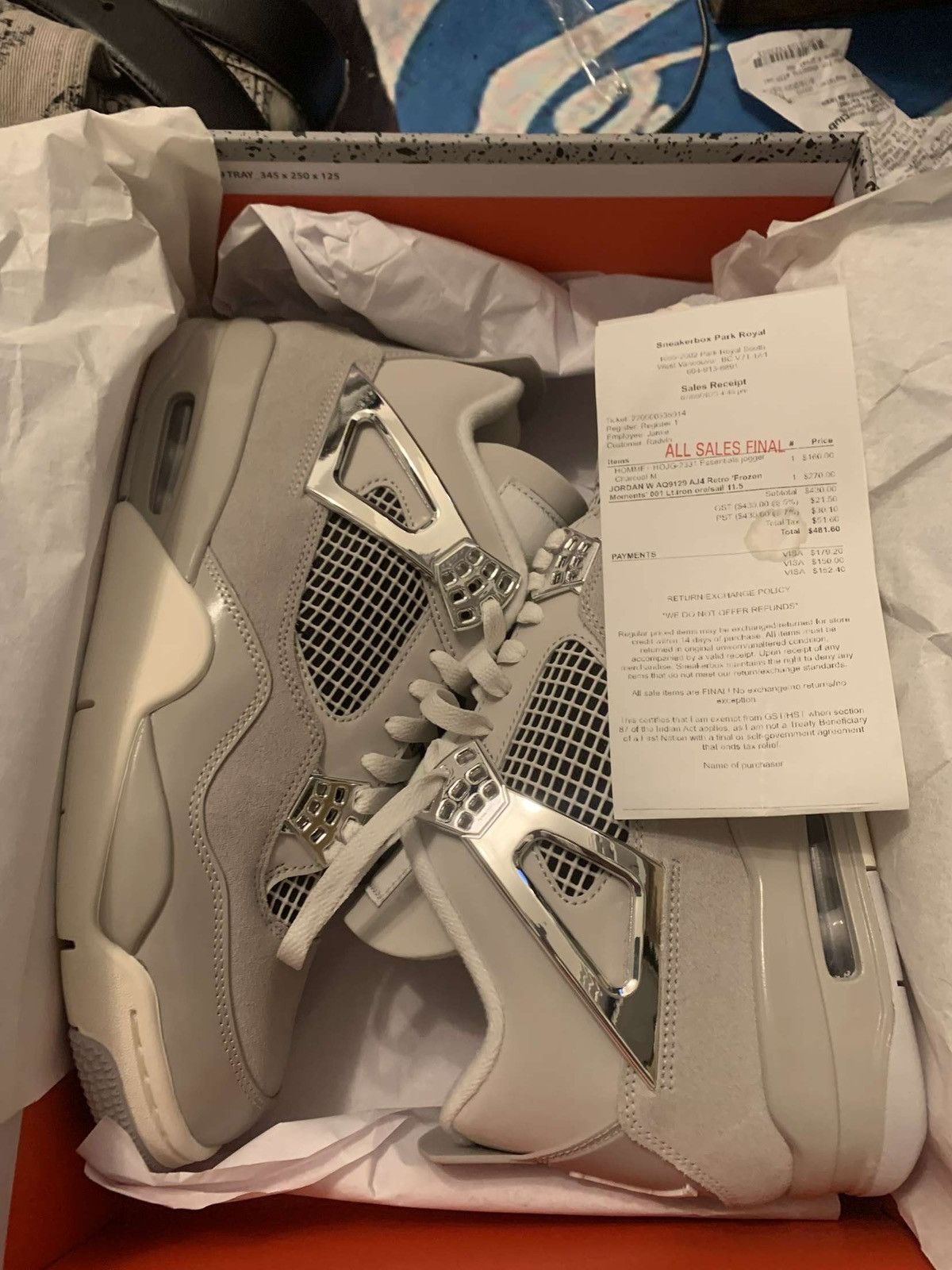 Jordan Brand × Nike Frozen moments Jordan 4 Size US 10 / EU 43 - 8 Thumbnail