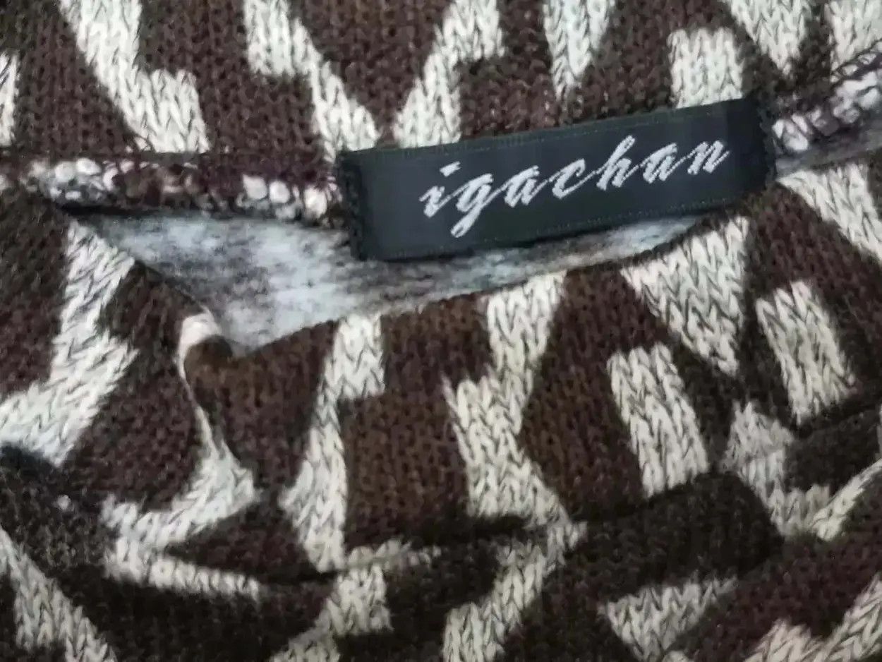 Other Vintage Igachan Diamond Pattern Sweatshirt Size US M / EU 48-50 / 2 - 3 Thumbnail