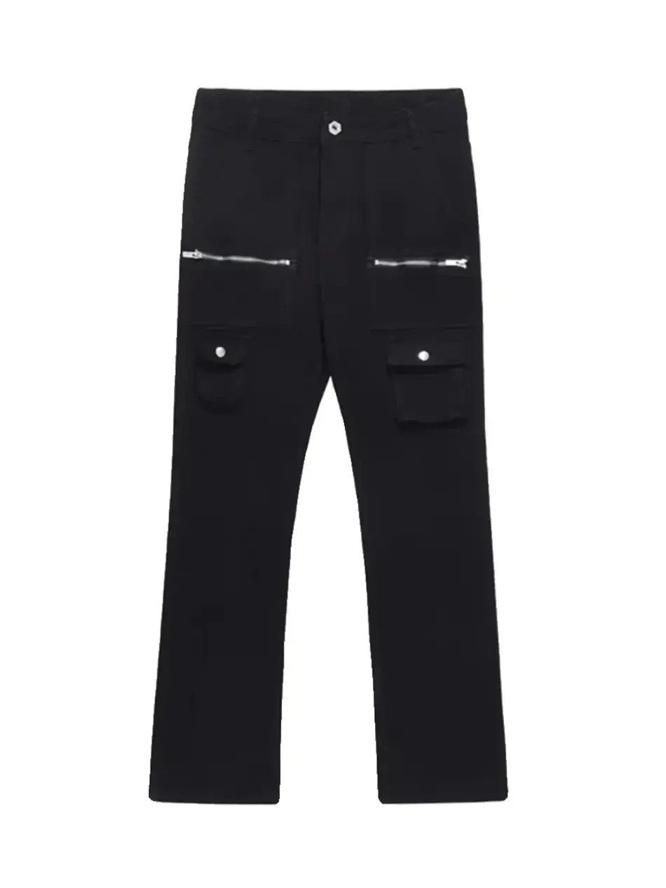 Japanese Brand Straight micro flared zipper split casual jeans Size US 30 / EU 46 - 5 Thumbnail