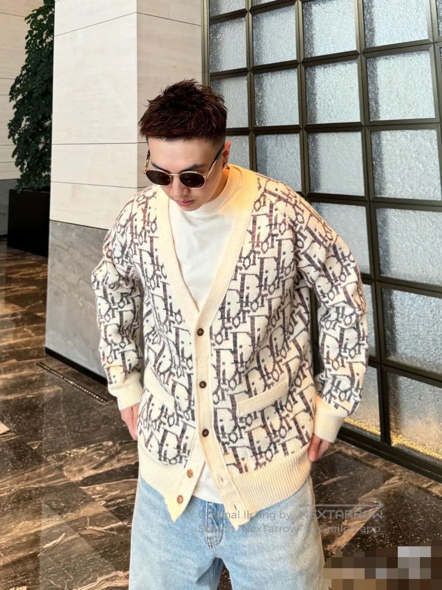 Dior Dior Logo Wool Cardigan Sweater. Size US S / EU 44-46 / 1 - 2 Thumbnail