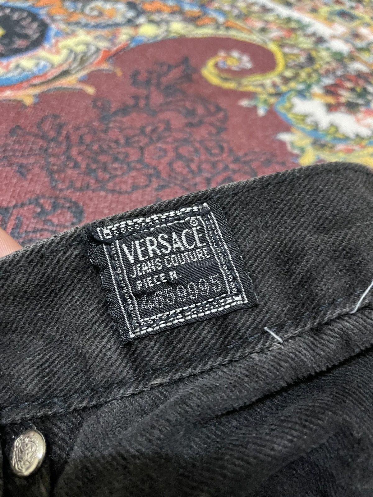 Versace Jeans Couture Versace Black Denim Jeans Size 24" / US 00 / IT 34 - 4 Thumbnail