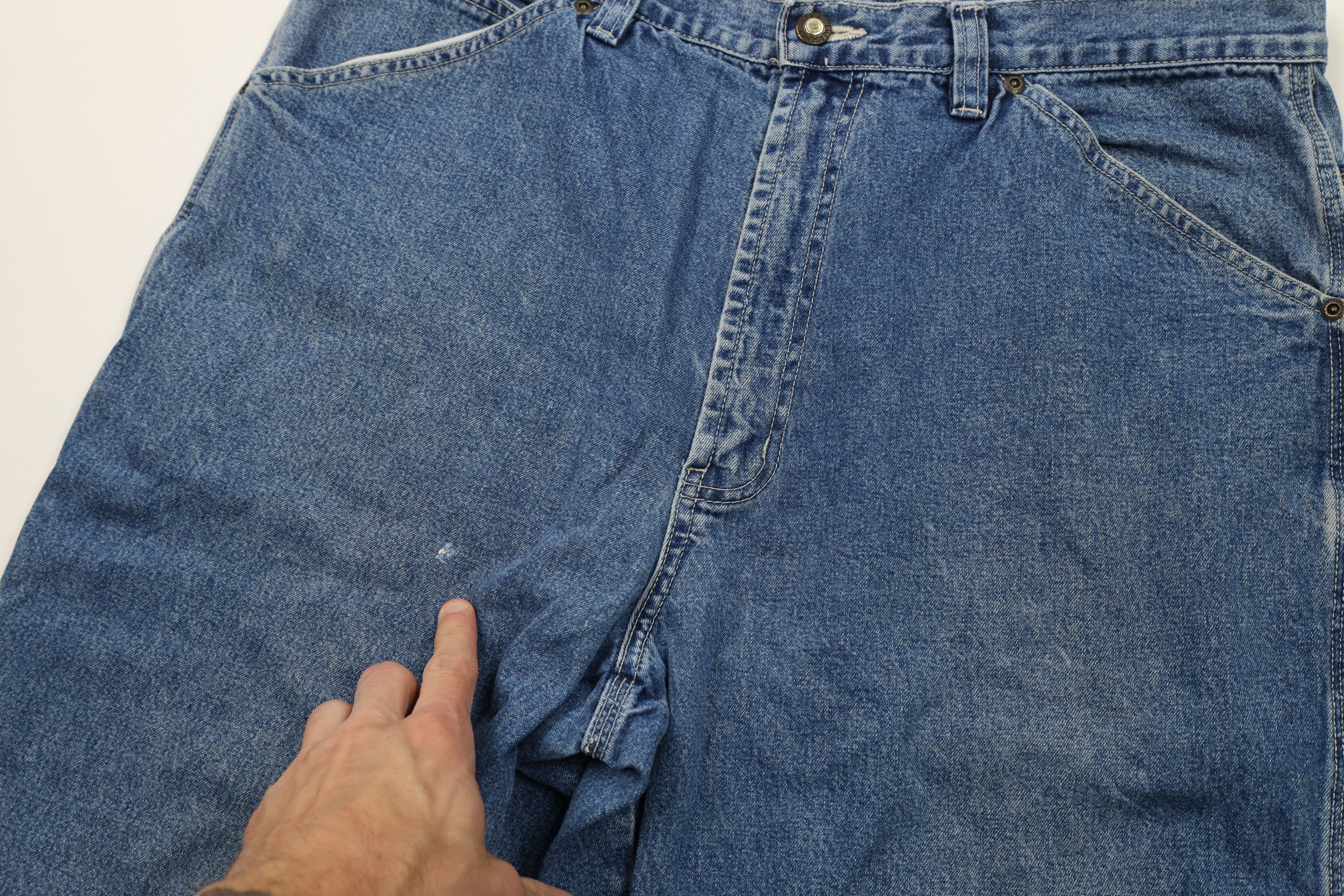 Vintage Vintage 90s Y2K Streetwear Wide Leg Skateboard Denim Jeans Size US 36 / EU 52 - 6 Thumbnail