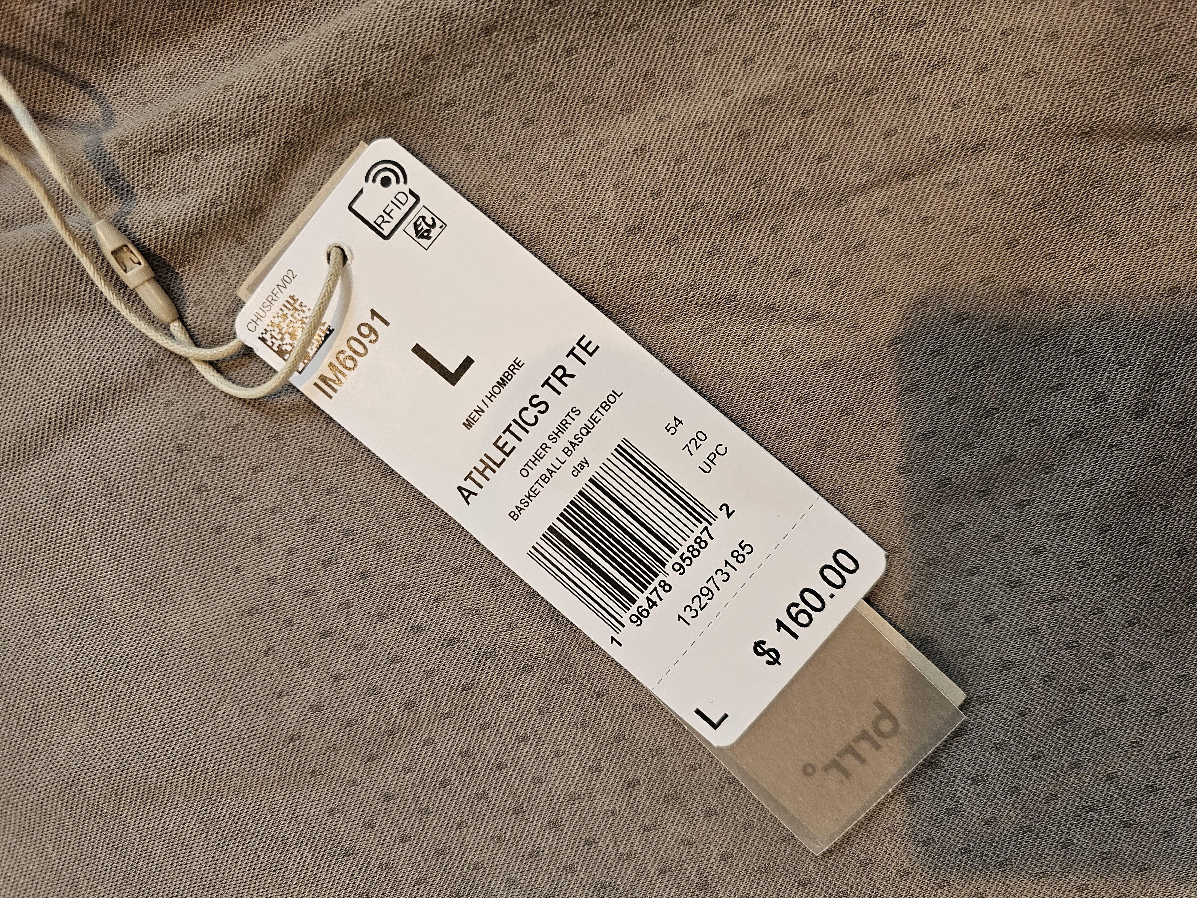 Adidas × Fear of God FEAR OF GOD ATHLETICS PERFORMANCE JERSEY TEE CLAY Size US L / EU 52-54 / 3 - 5 Thumbnail
