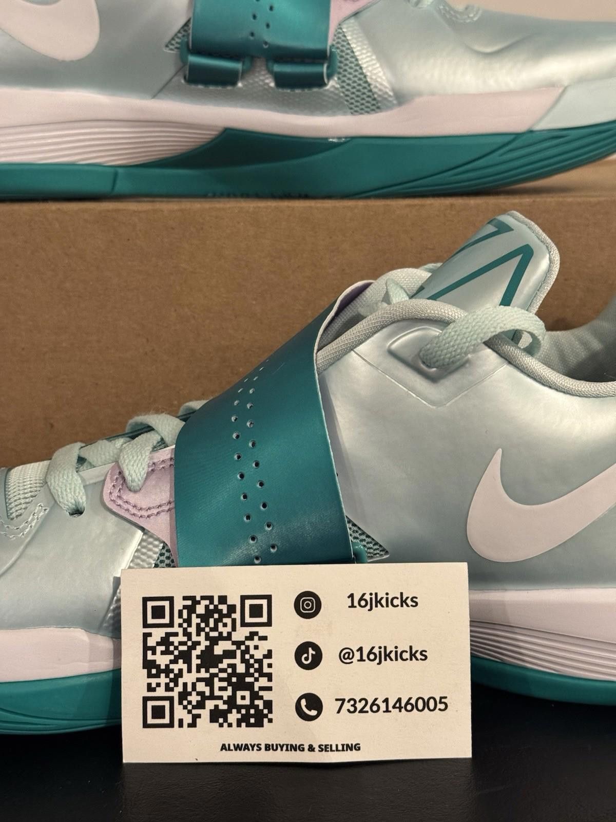 Nike Nike Zoom KD 4 “Easter” Mint Green Sneakers IB3550-300 Men's Size US 9.5 / EU 42-43 - 3 Thumbnail
