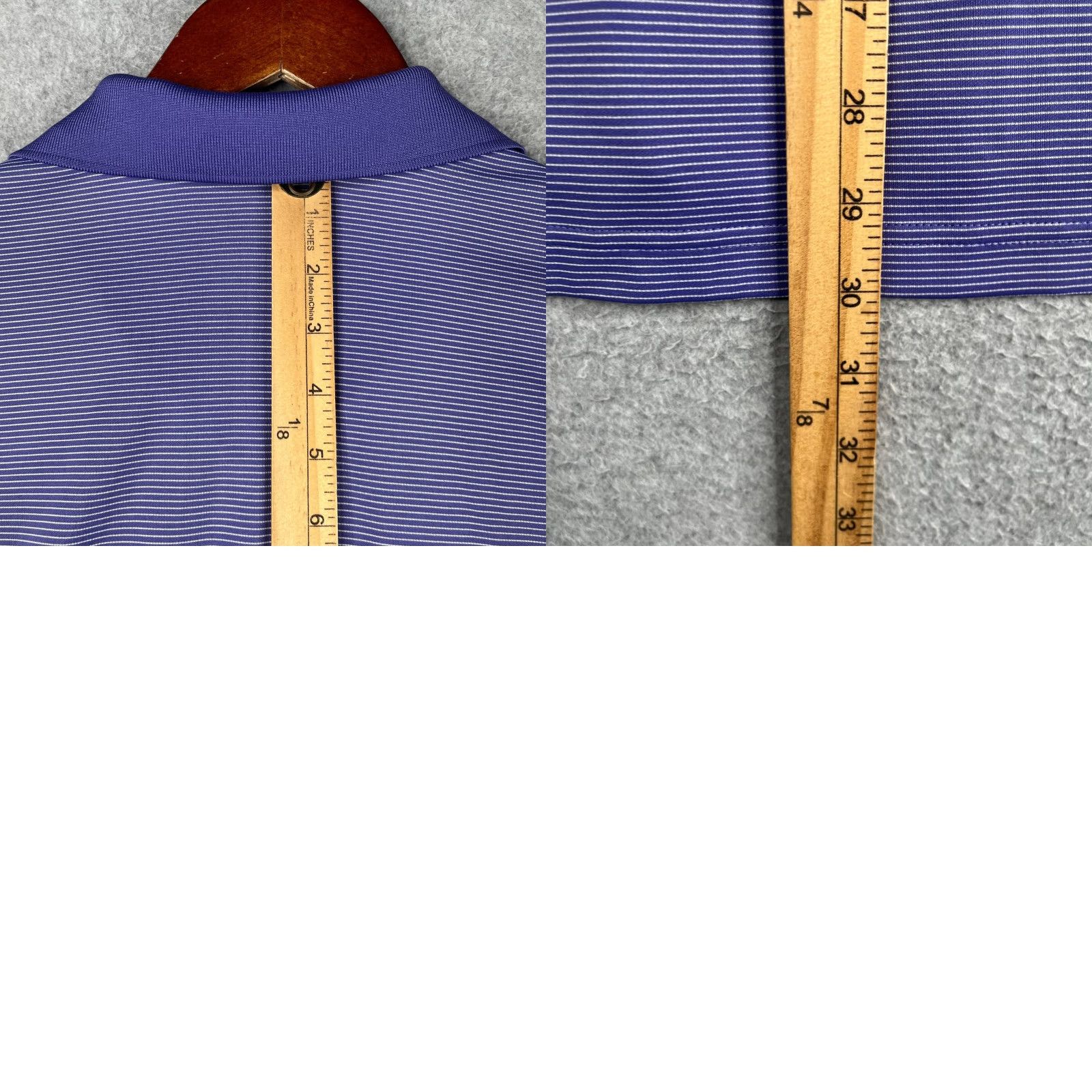 Adidas Adidas Golf Polo Shirt Mens XL Purple Striped Stretch Casual Polo Shirt Size US XL / EU 56 / 4 - 8 Thumbnail